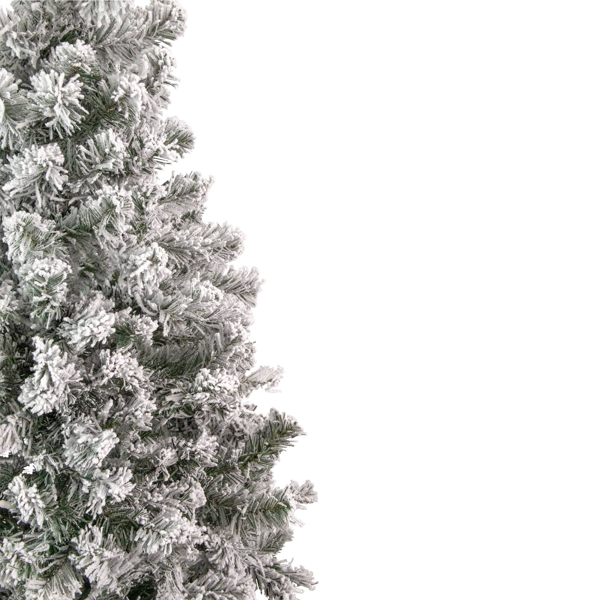 6.5ft. Unlit Heavily Flocked Madison Pine Artificial Christmas Tree