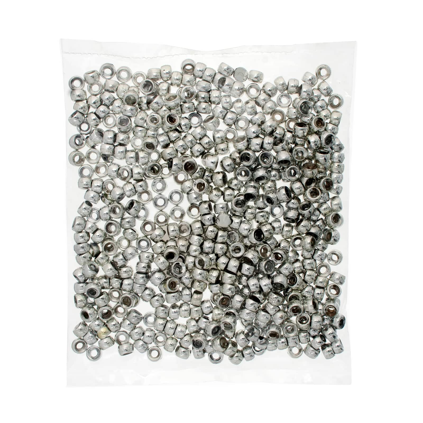 John Bead 6mm Metallic Mini Pony Beads