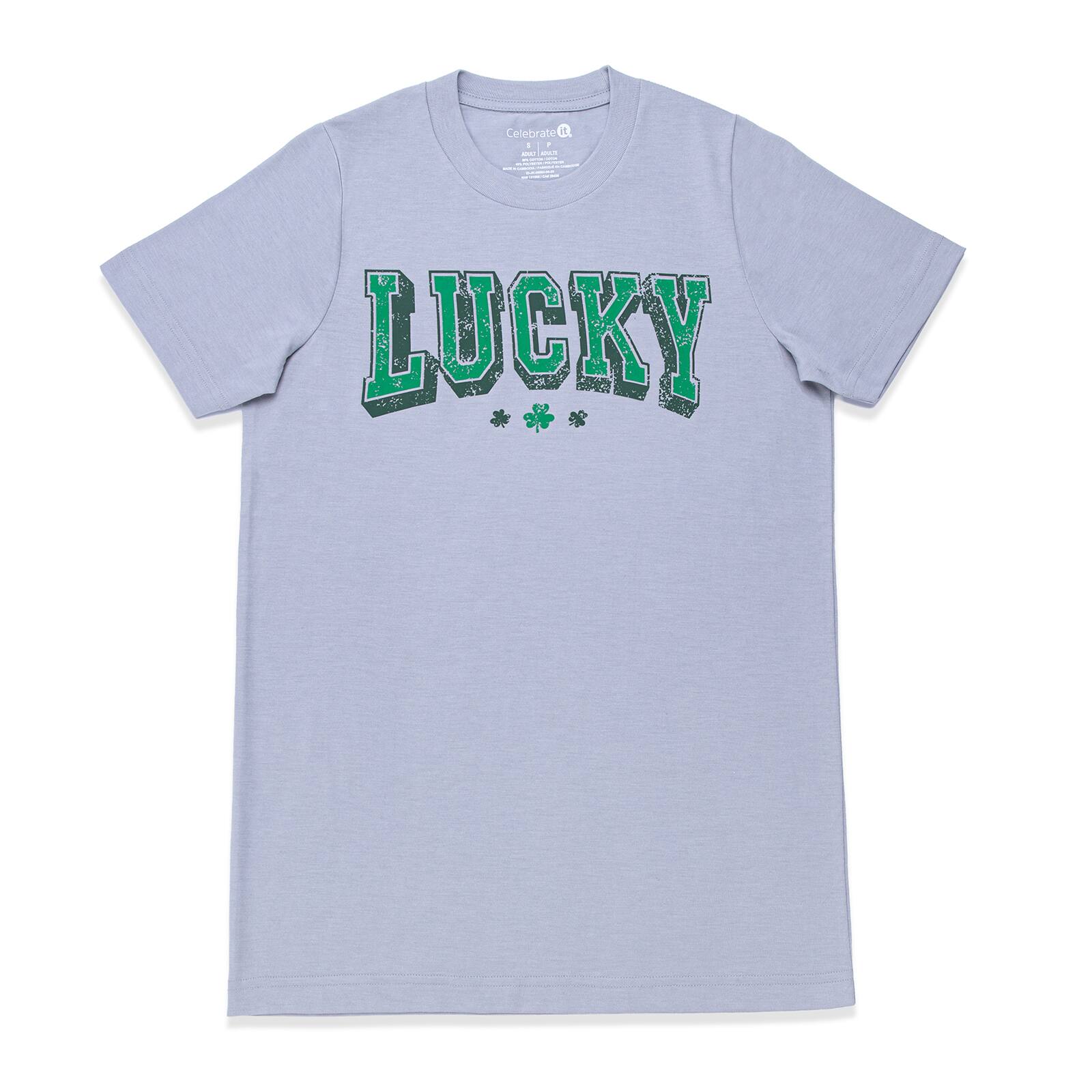 Lucky St. Patrick's Day Adult T-Shirt by Celebrate It
