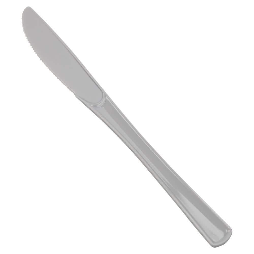 JAM Paper Premium Utensils Plastic Knives Party Pack, 48ct.