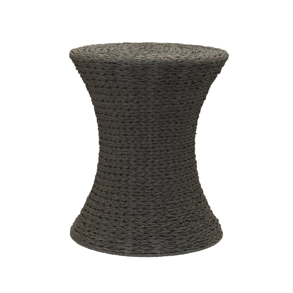 Household Essentials 21" Woven Paper Rope Hourglass End Table