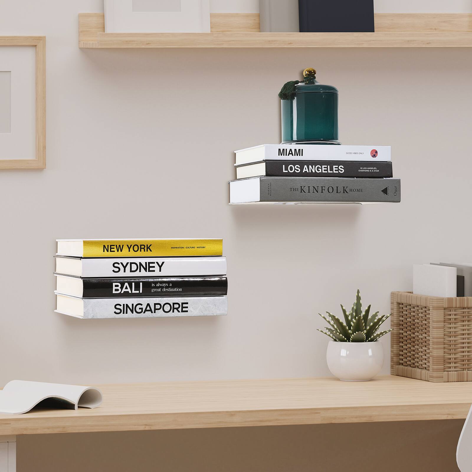Sorbus Floating Bookshelves