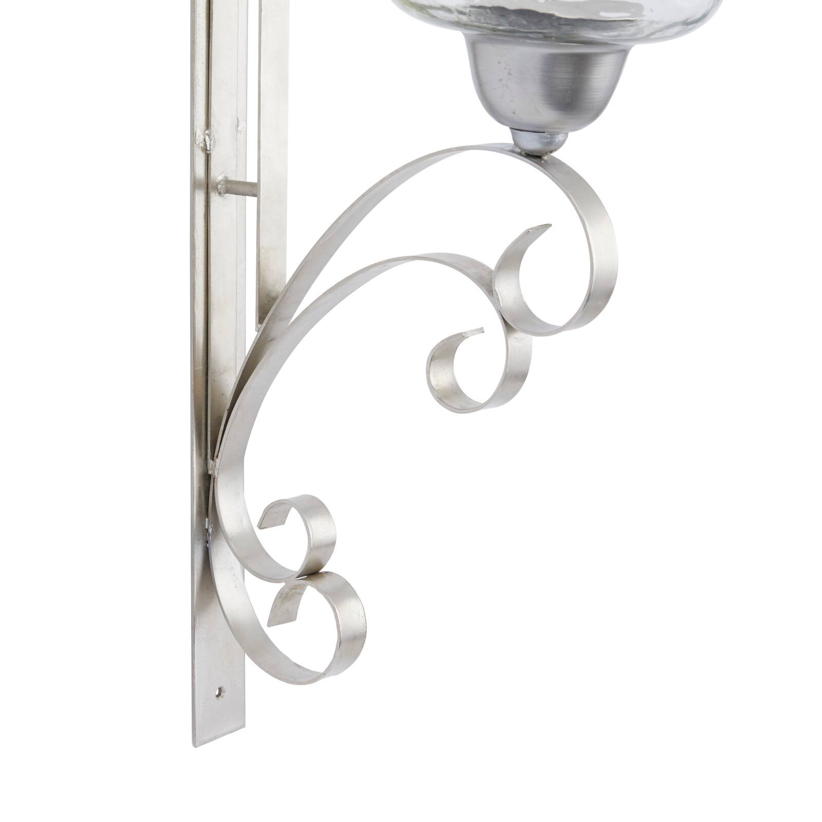 24" Silver Traditional Wall Sconce