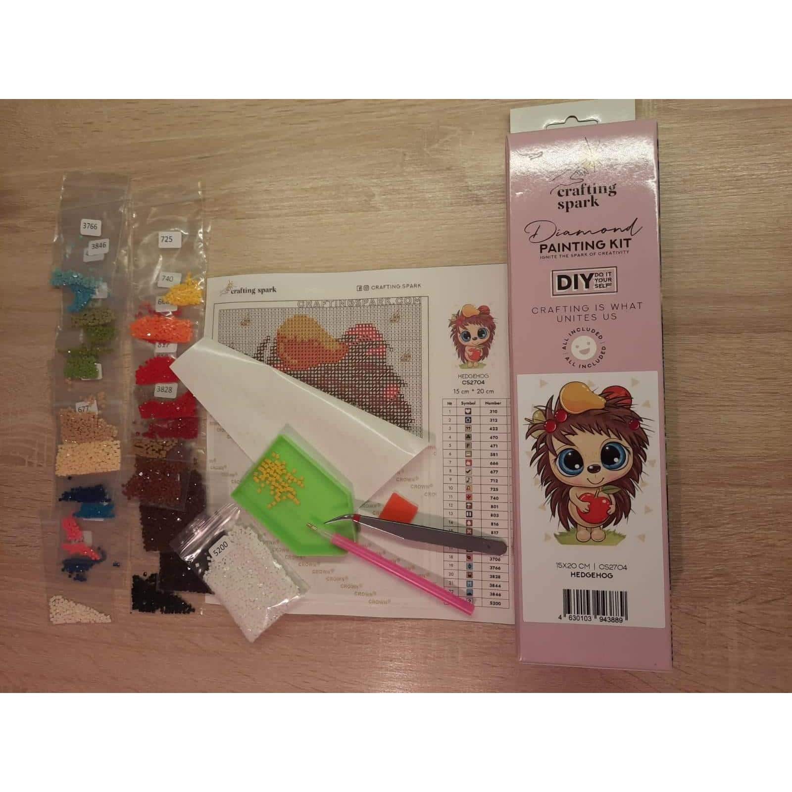 Crafting Spark Racoon Diamond Painting Kit