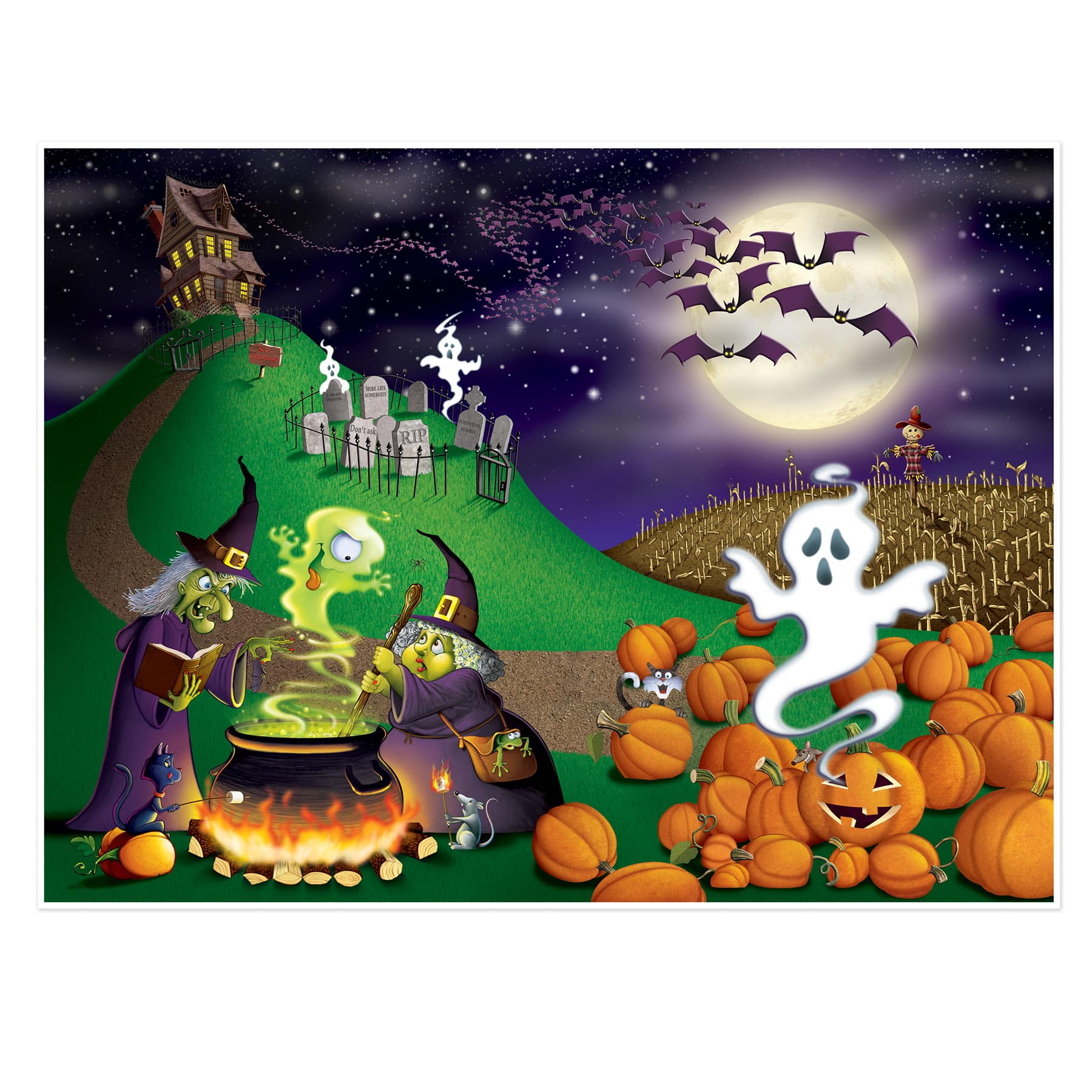 Beistle Halloween Insta-Mural | 5' x 6' | Michaels®