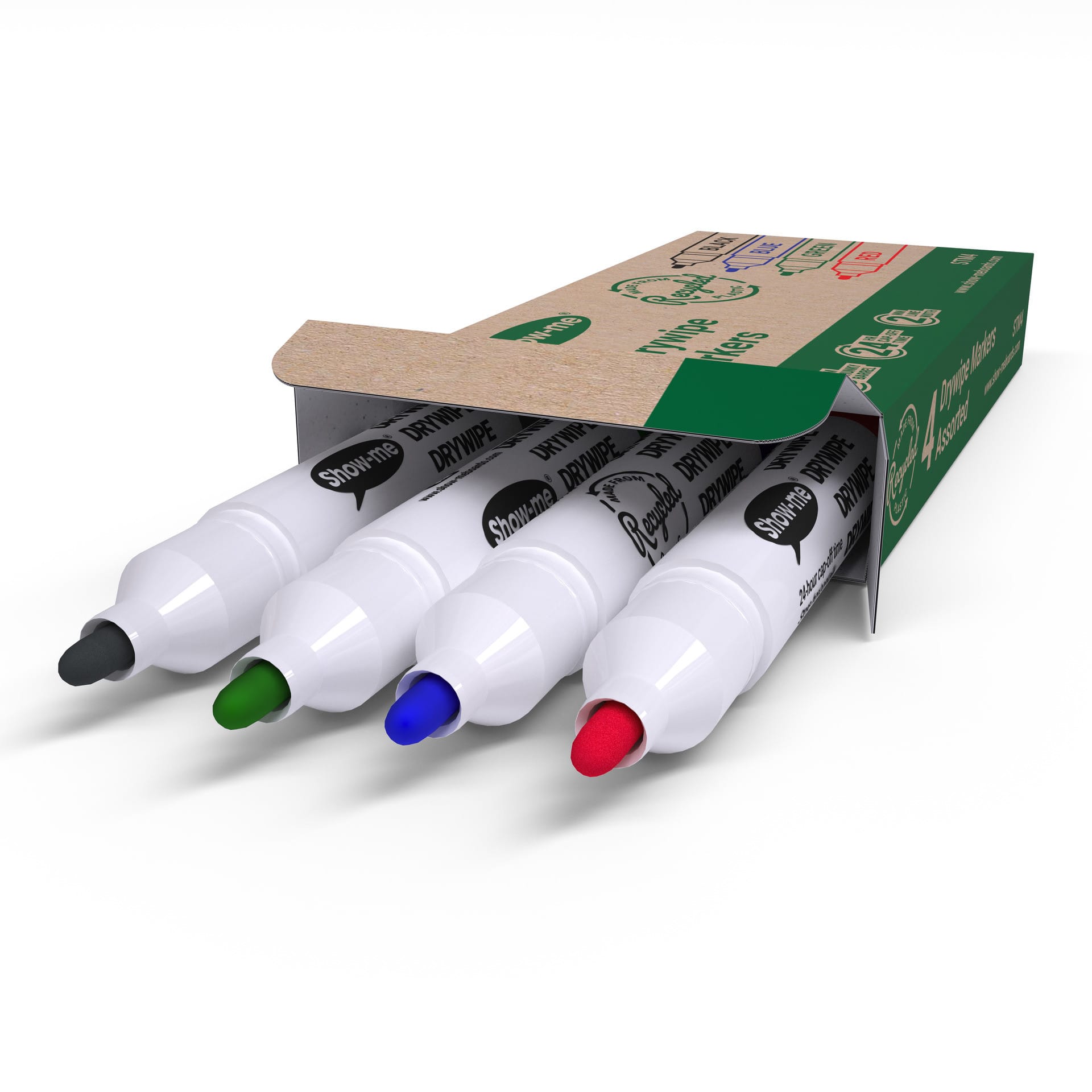 Show-me® Chunky Dry Erase Markers, 4ct.