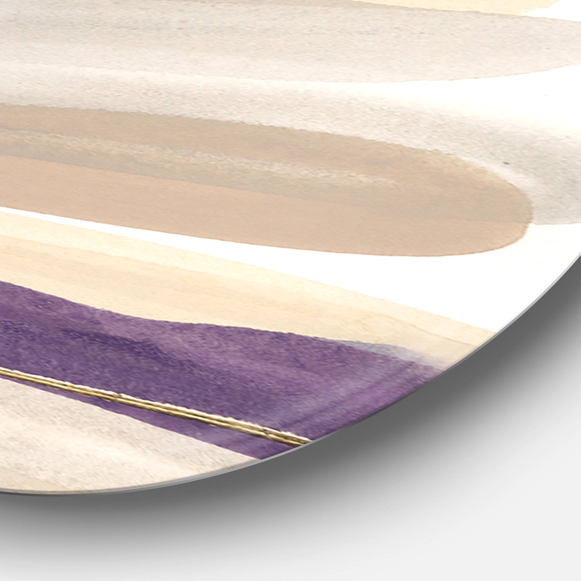 Designart - Shape of Glam Purple I