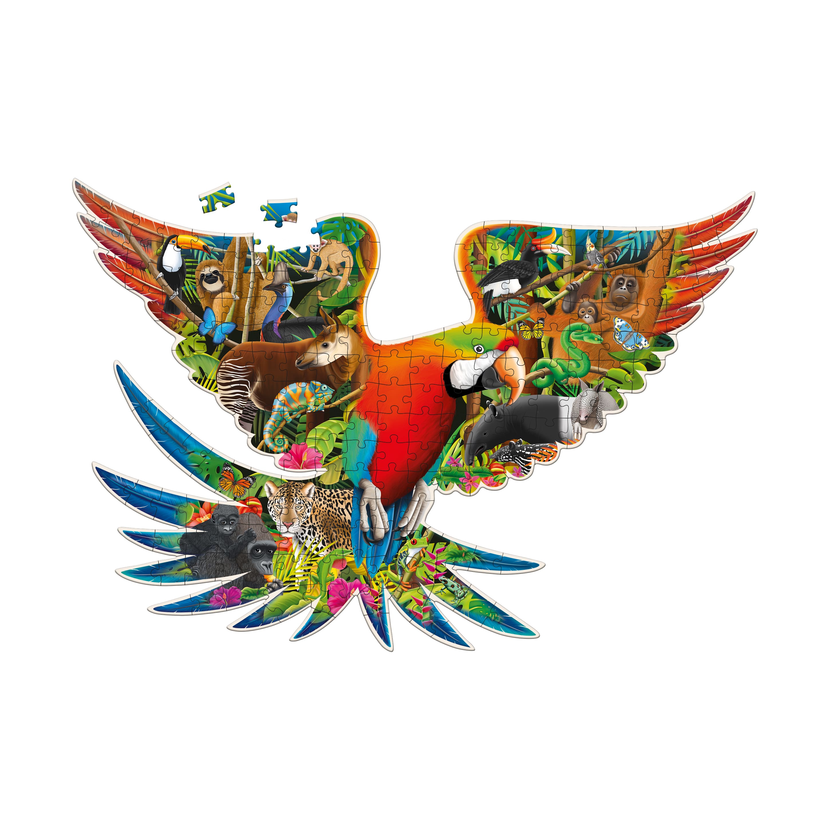 Wildlife World Puzzle - Rainforest: 200 Pcs