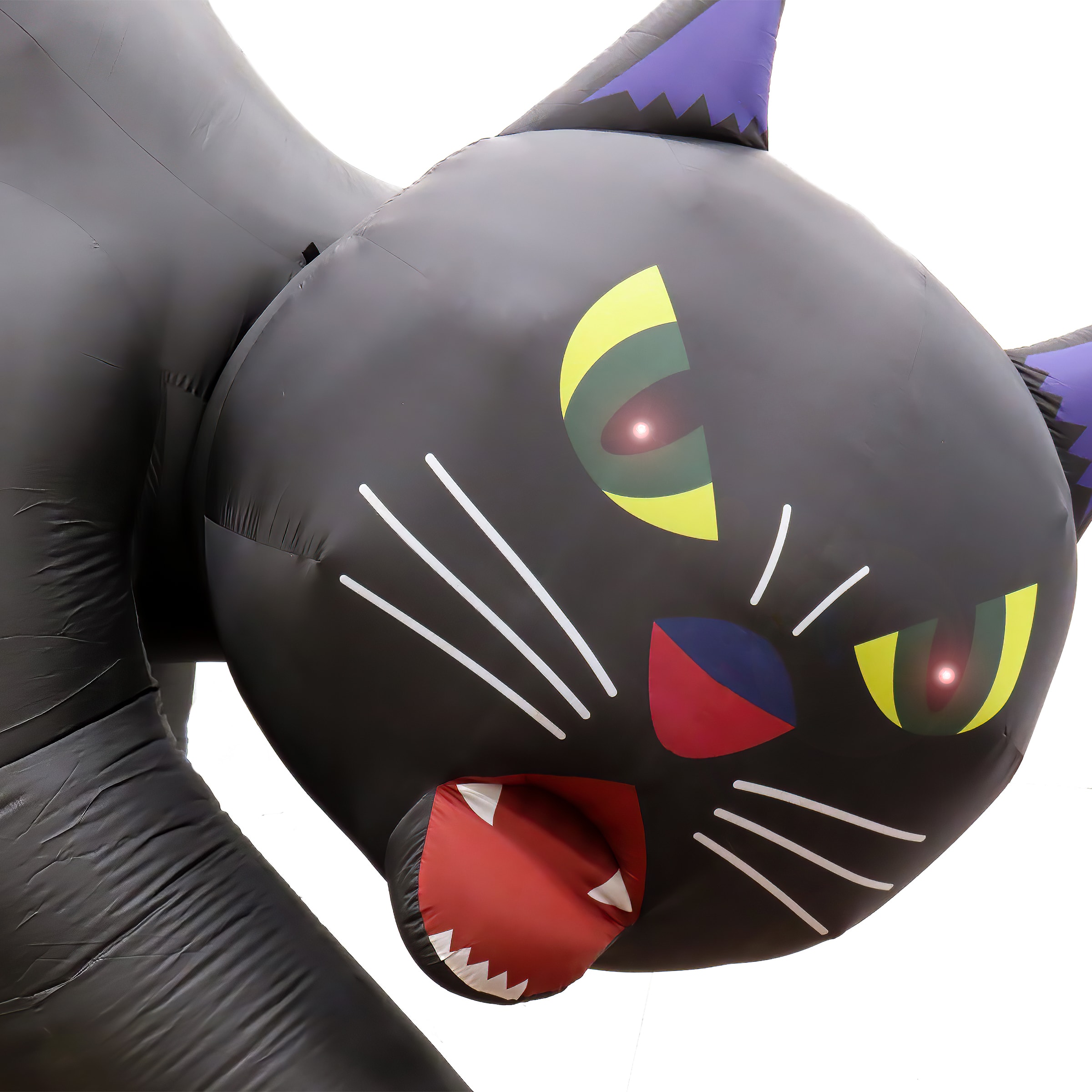 20ft. Inflatable Halloween Black Cat Decoration with LED Lights