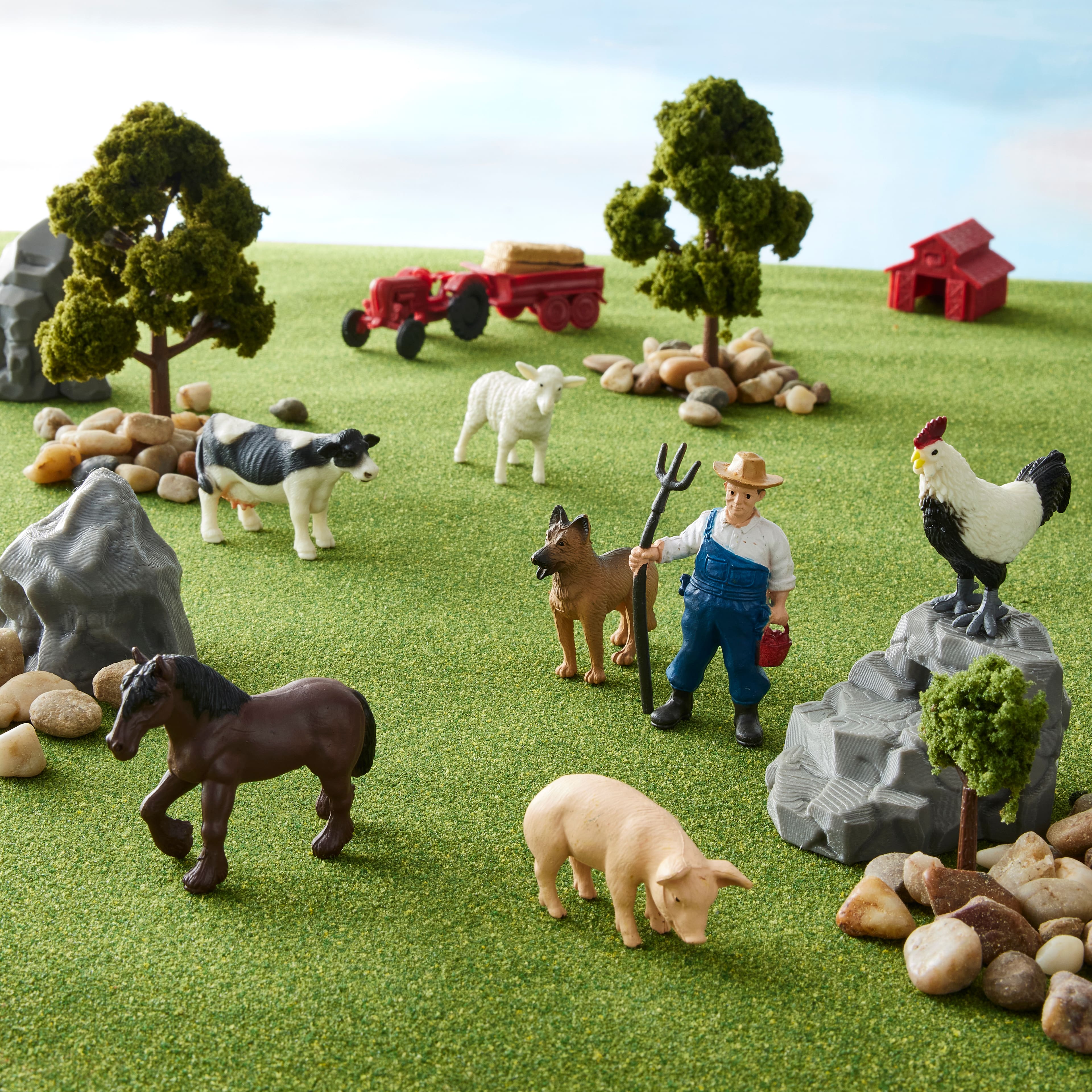 12 Pack: Safari Ltd® TOOBS® Down on the Farm Set