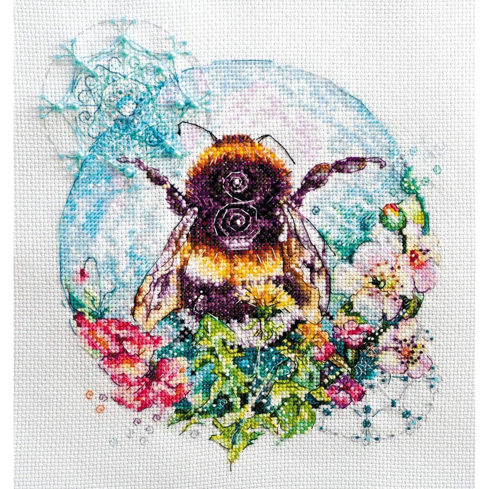 Abris Art Caramel Spider Web Cross-Stitch Kit