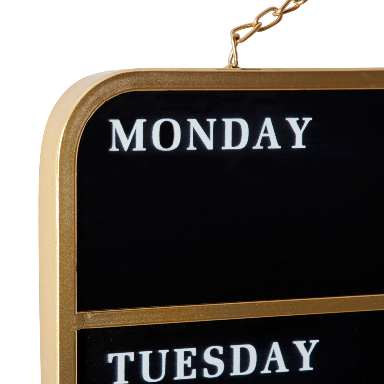 32" Black Contemporary Blackboard Wall Sign