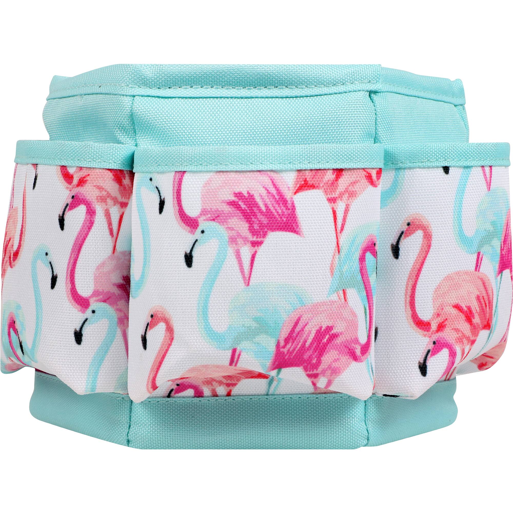 SINGER® Flamingo Print Sewing Spinning Tabletop Organizer