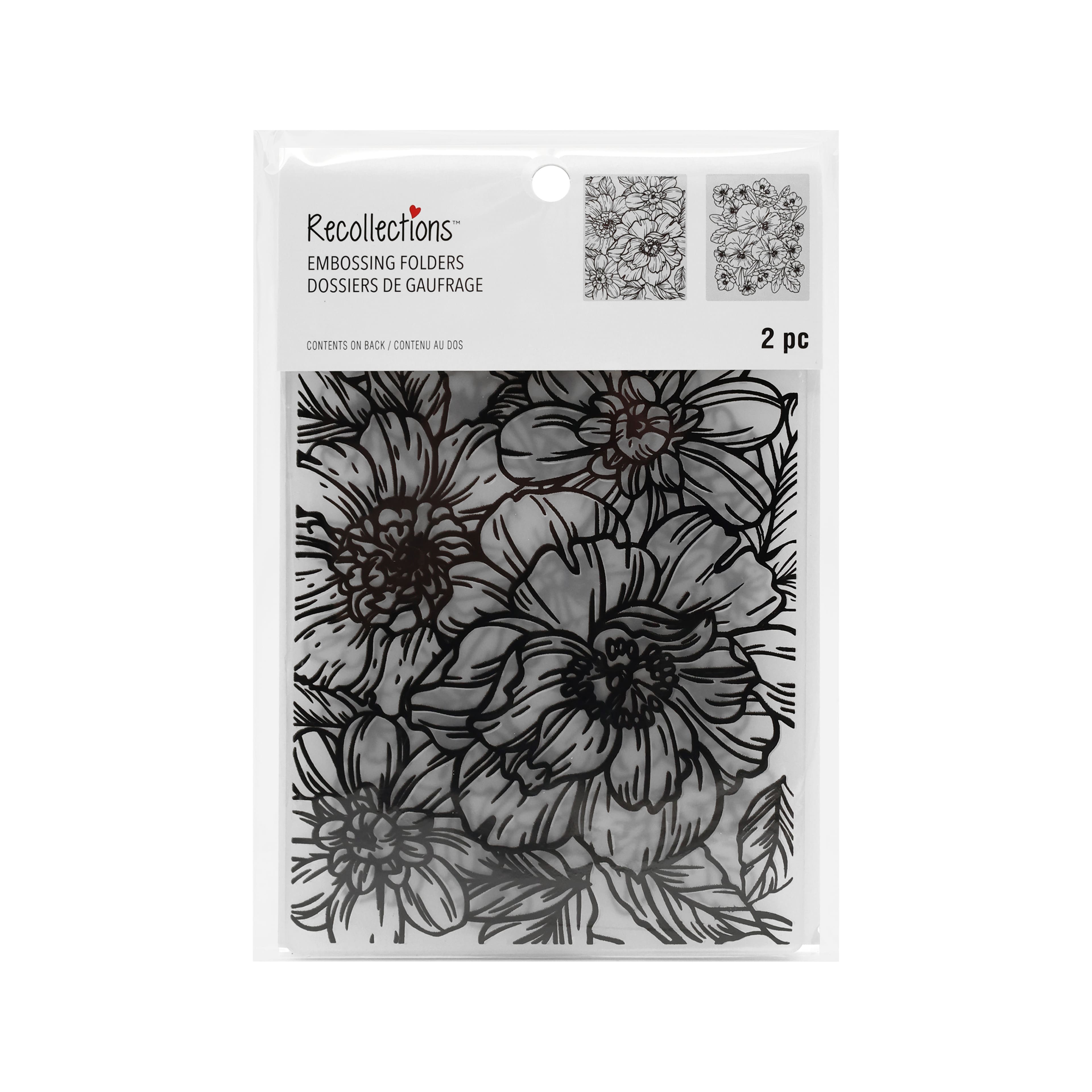 12 Pack: Floral Embossing Folders Set by Recollections™