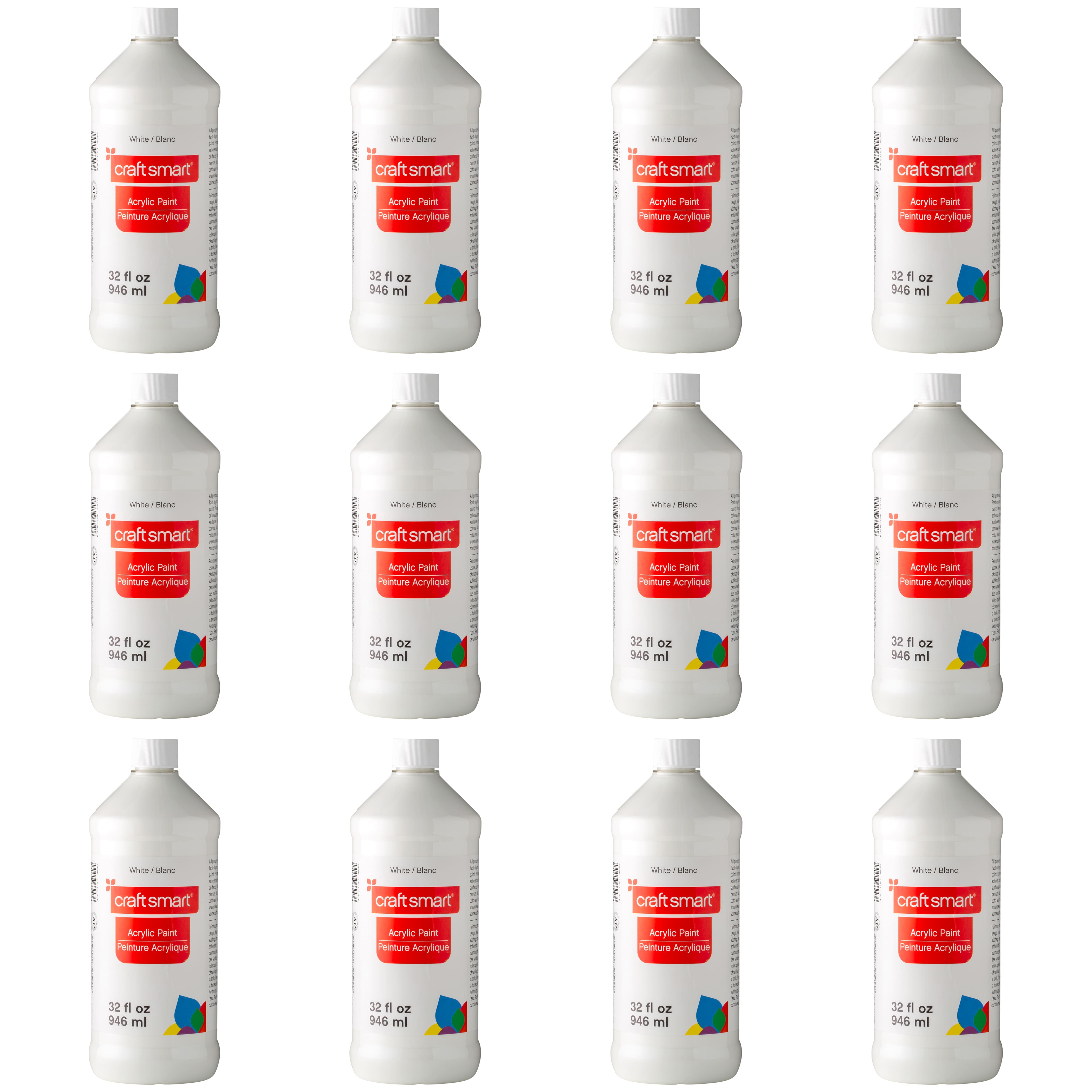 12 Pack: 32oz. Acrylic Paint by Craft Smart®