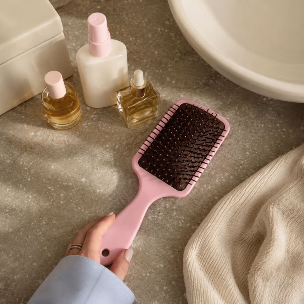 Glow Mood™ Pink Hair Brush