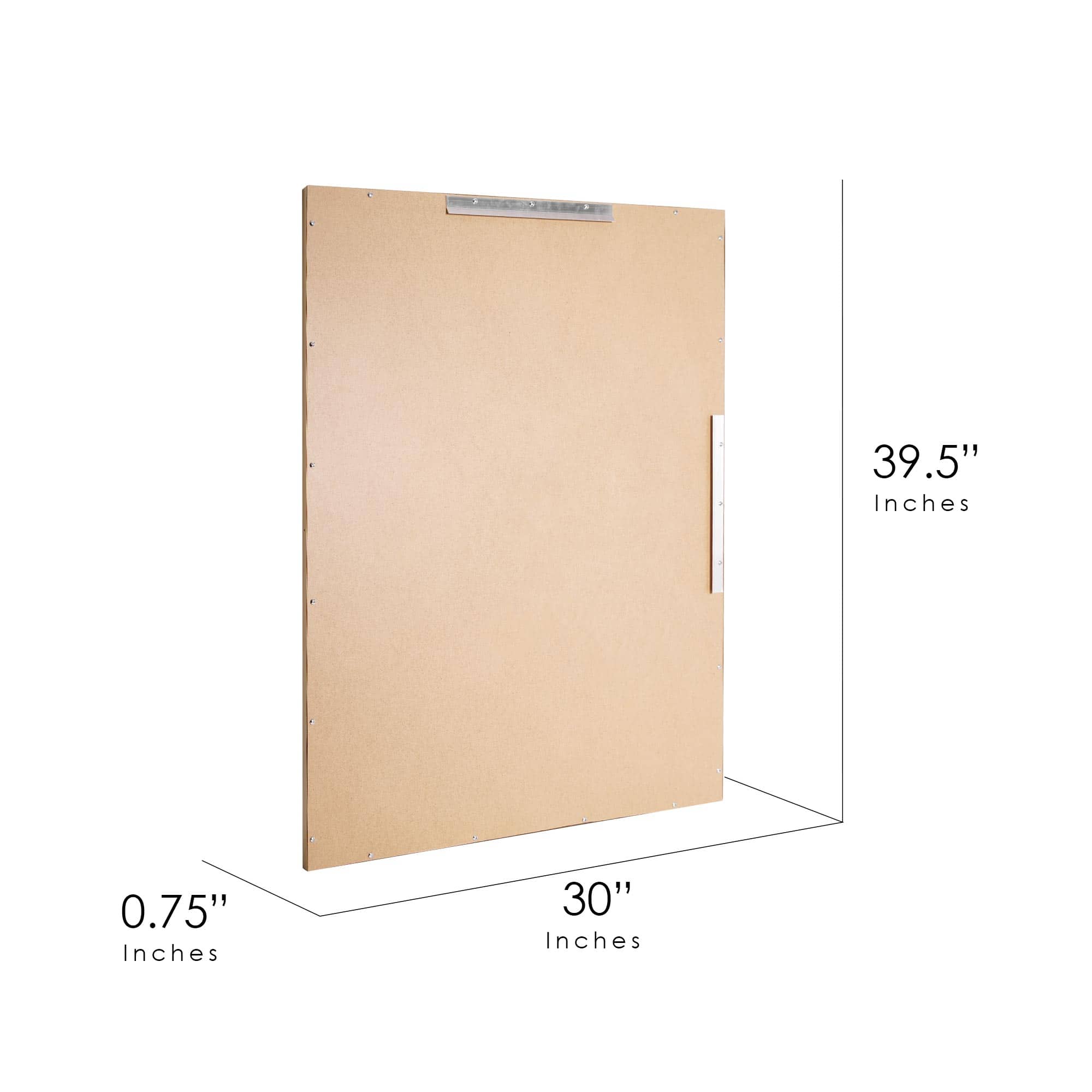 Brushed Brass/Chrome Metal Framed Beveled Edge Wall Mirror - 30" x 40"
