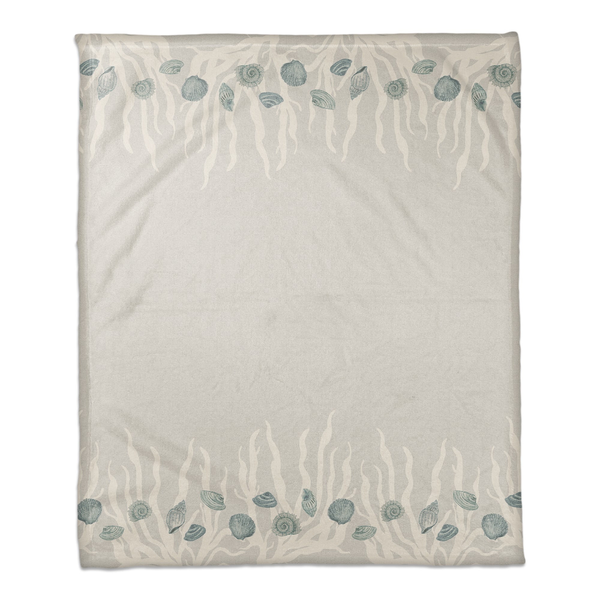 Shell & Border Coral Fleece Blanket