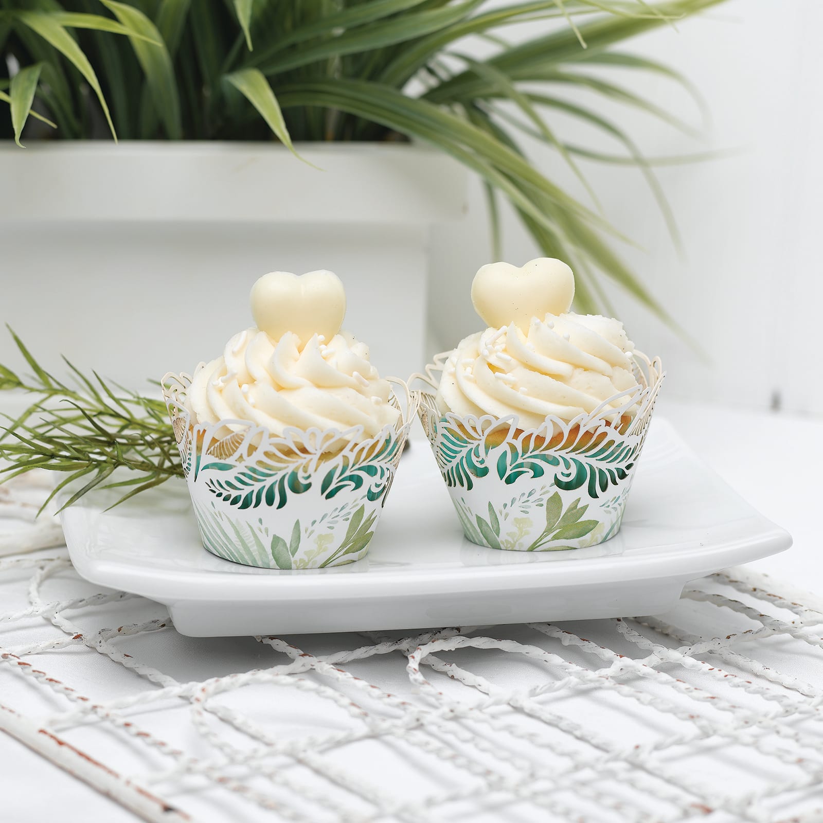 Hortense B. Hewitt Co. Greenery Cupcake Wrap
