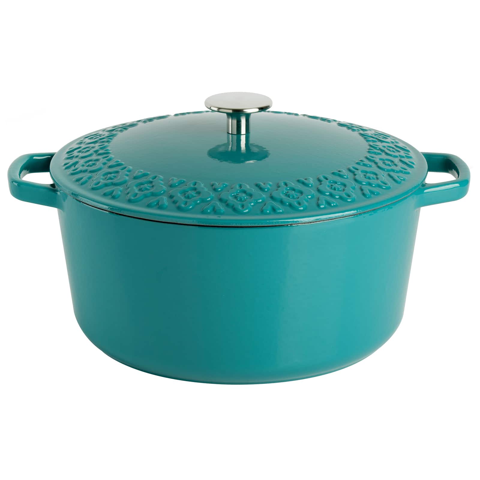 Spice By Tia Mowry Savory Saffron 6qt. Enameled Cast Iron Dutch Oven with Lid