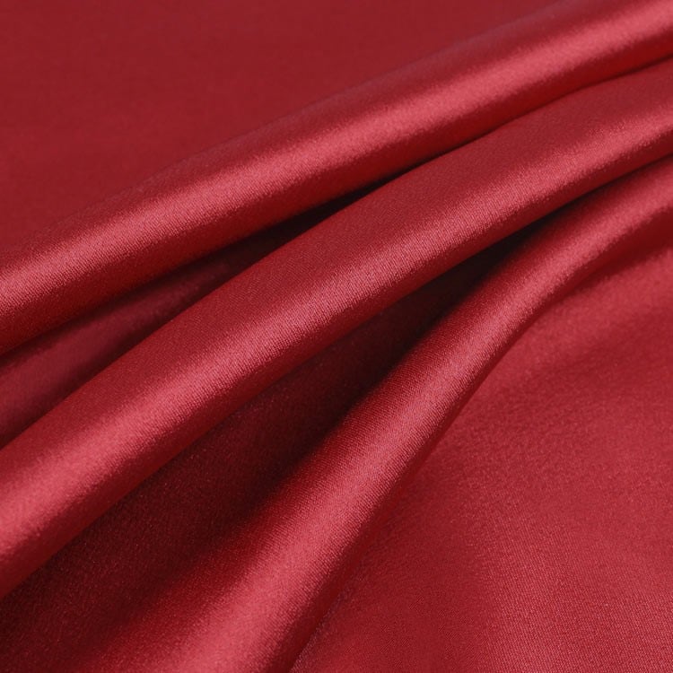 Dark Red Charmeuse