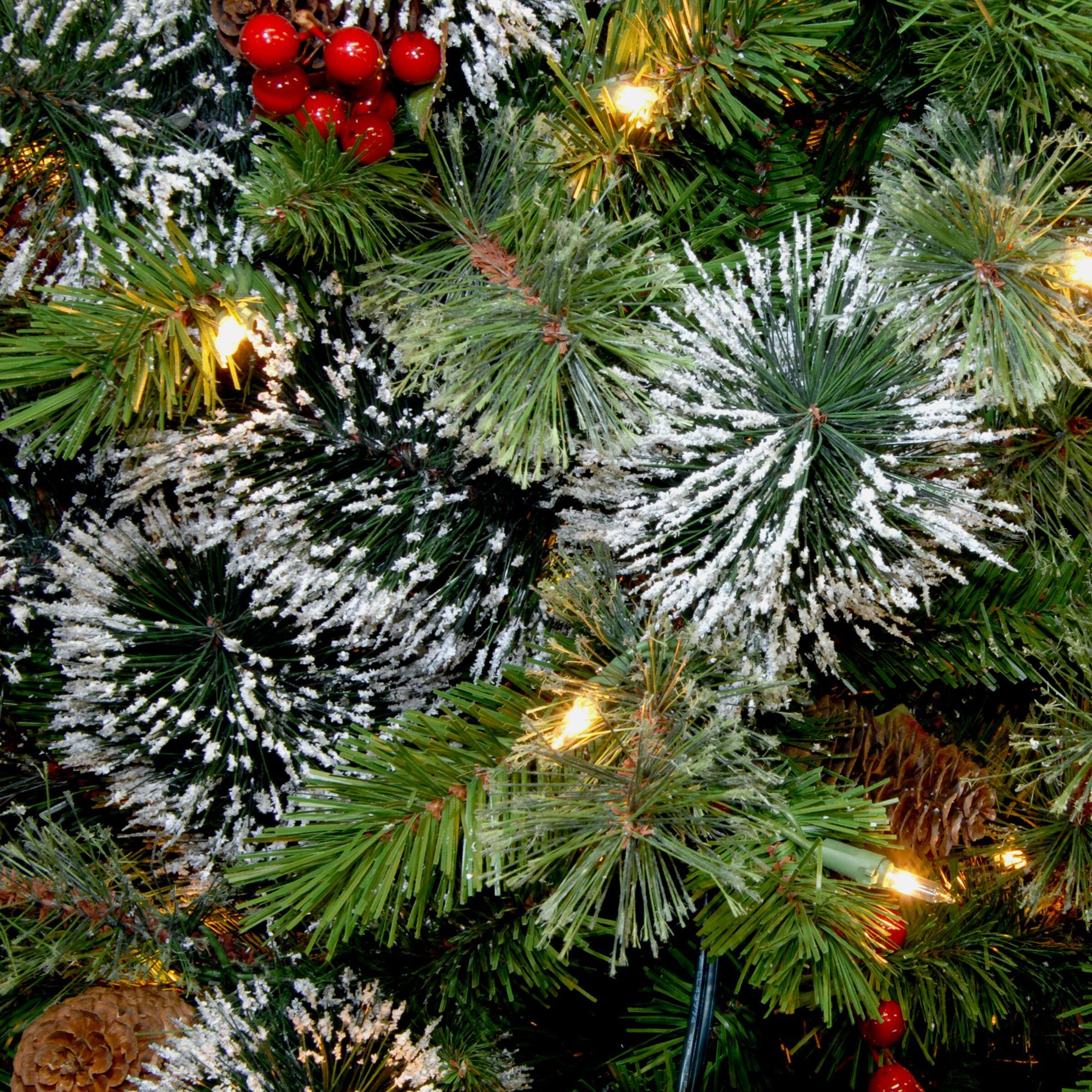 7.5ft. Pre-Lit Wintry Pine® Artificial Christmas Tree, Clear Lights