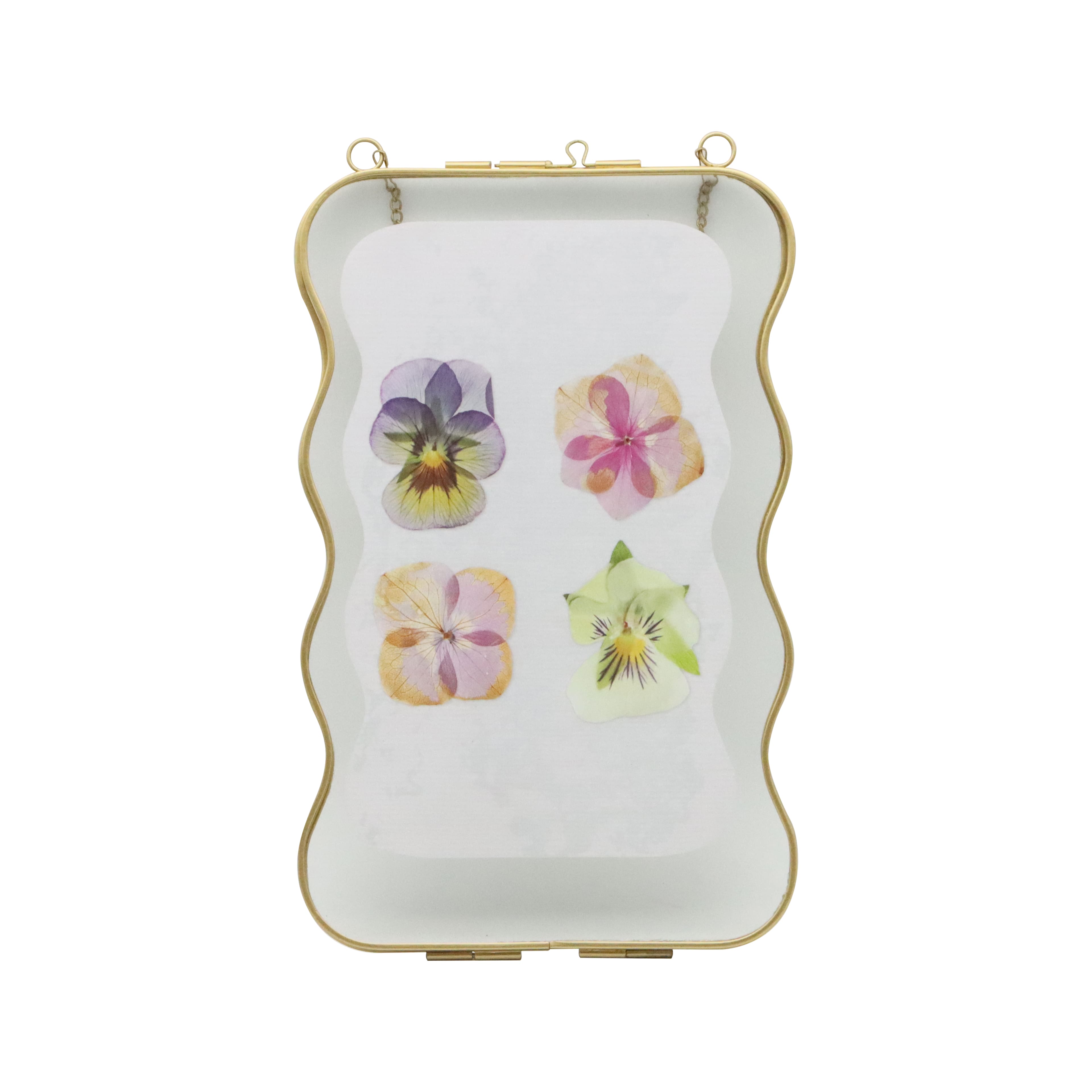 6" x 10" Wavy Edge Hanging Glass Frame by Ashland®