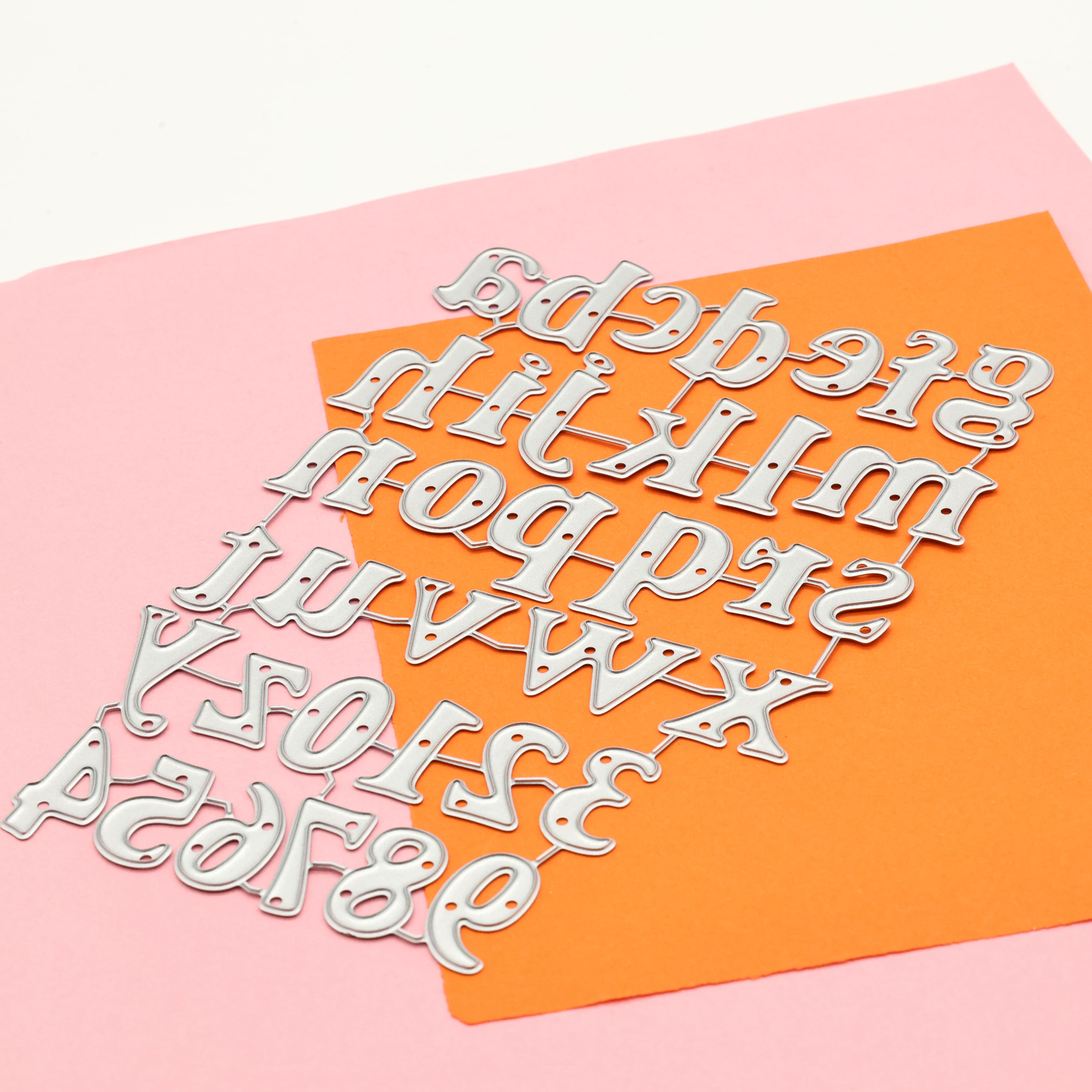 6 Pack: Alphabet & Number Cutting Die by Recollections™