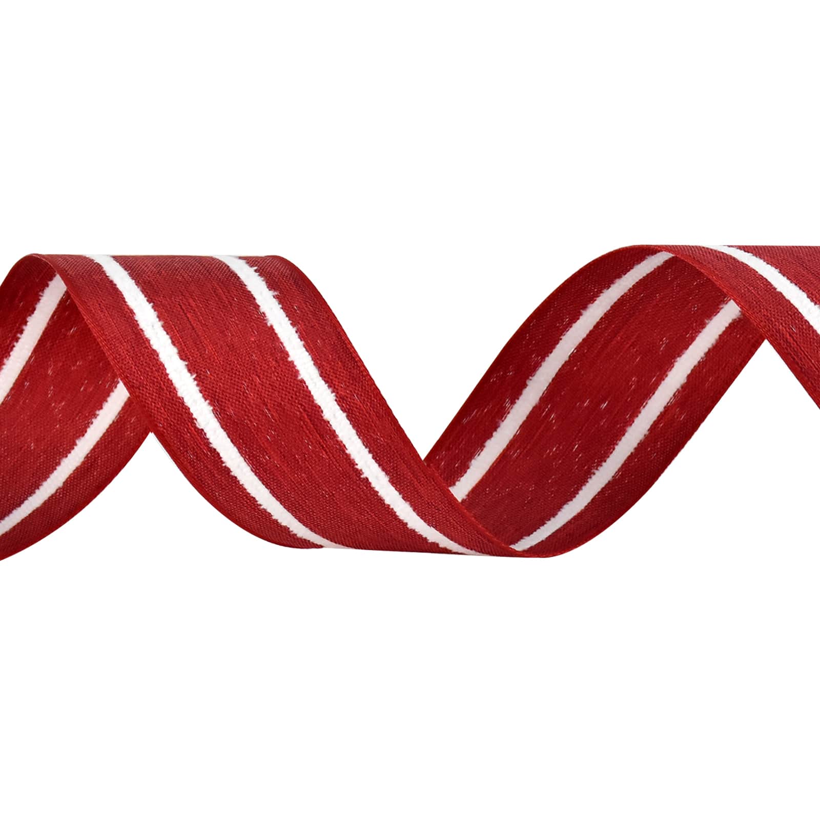 12 Pack: 1.5" x 3yd. Wired Striped Ribbon by Celebrate It®