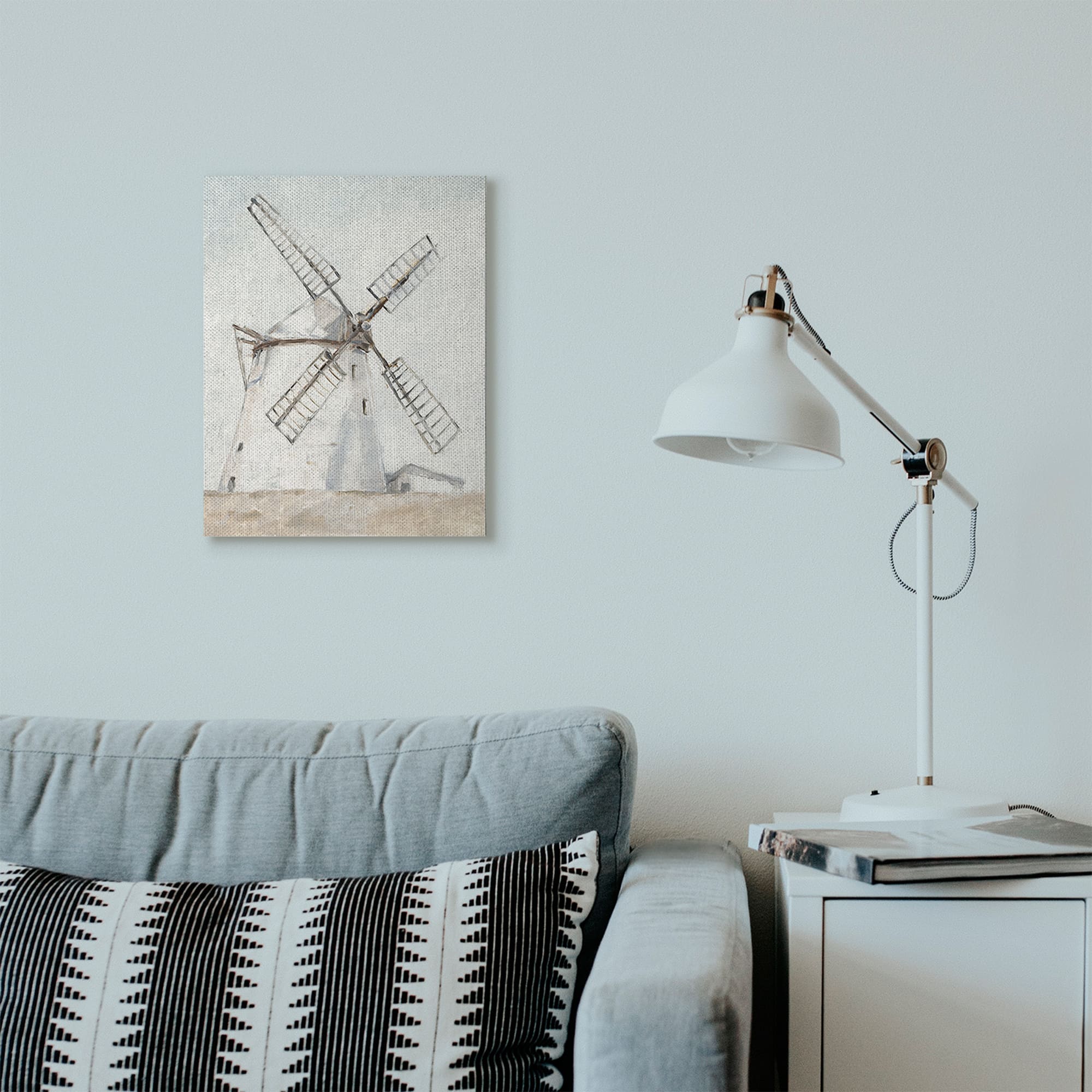 Stupell Industries Windmill Farm Landscape Wall Accent