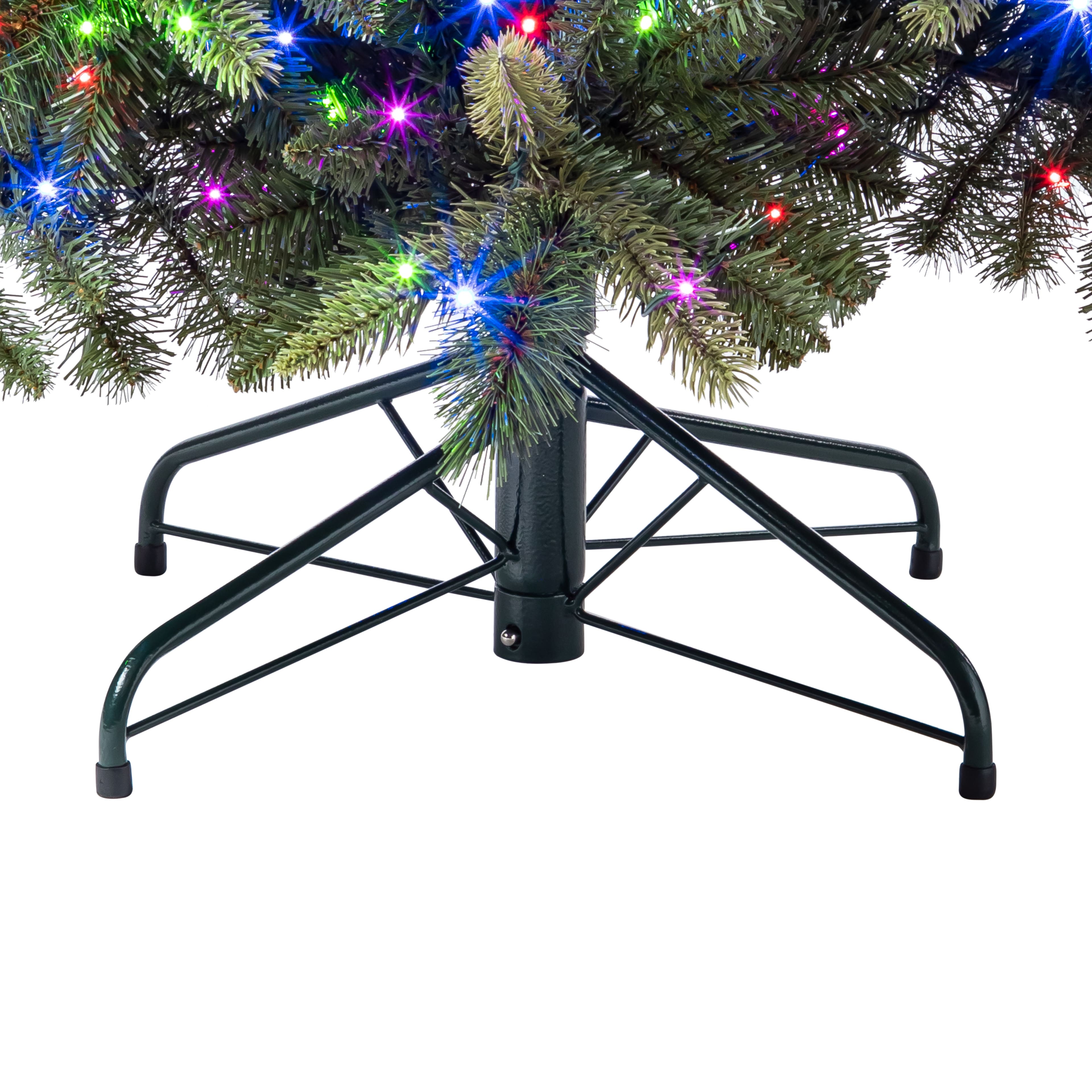 7.5ft. Pre-Lit Glendale Spruce Artificial Christmas Tree, LumaDazzle™ Color Changing LED Lights by Ashland®