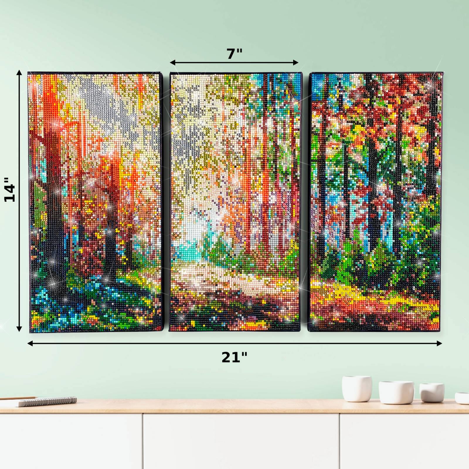 ArtSkills® Forest Stretched Canvas Diamond Painting Kit