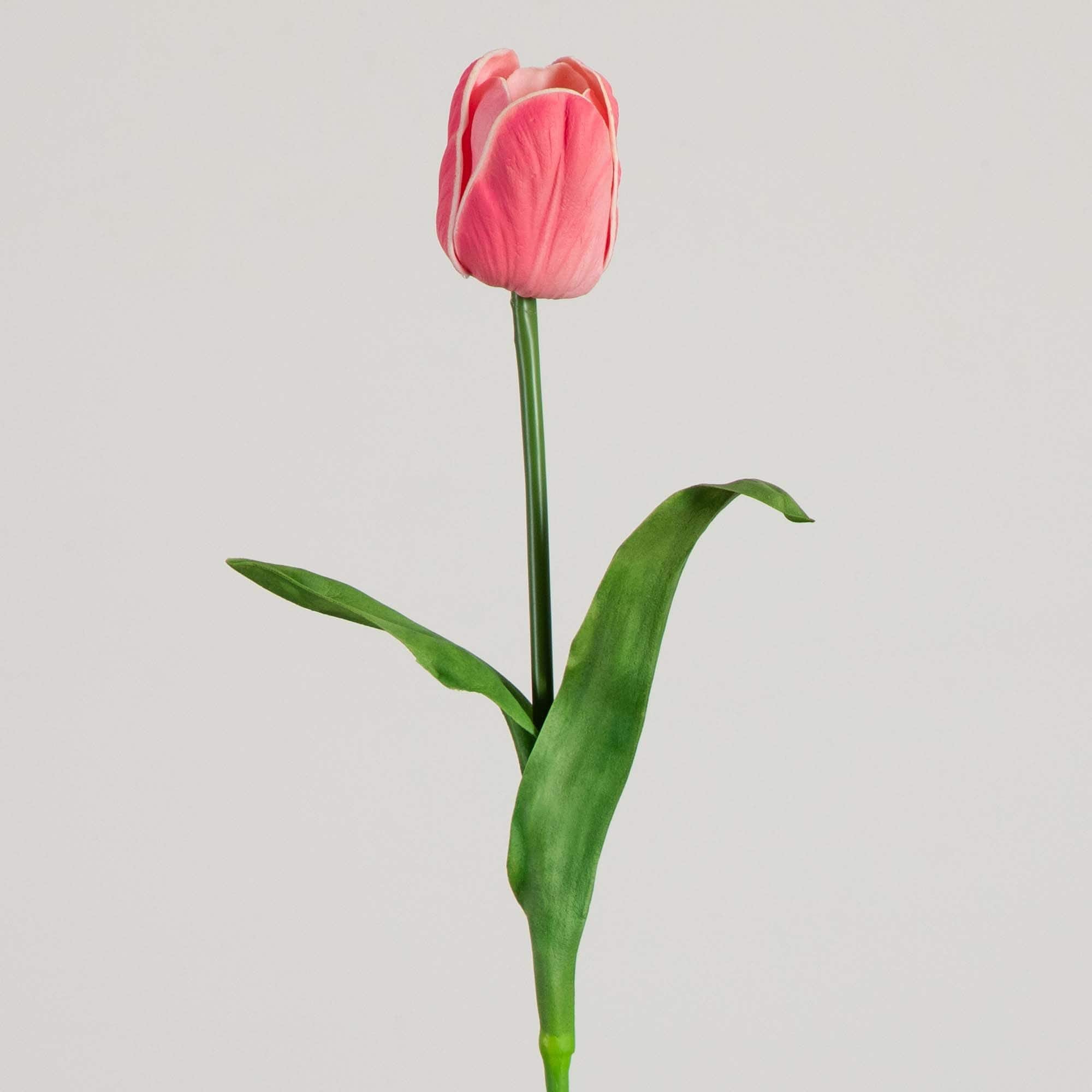 25" Pink Tulip Flower Stems, 3ct.