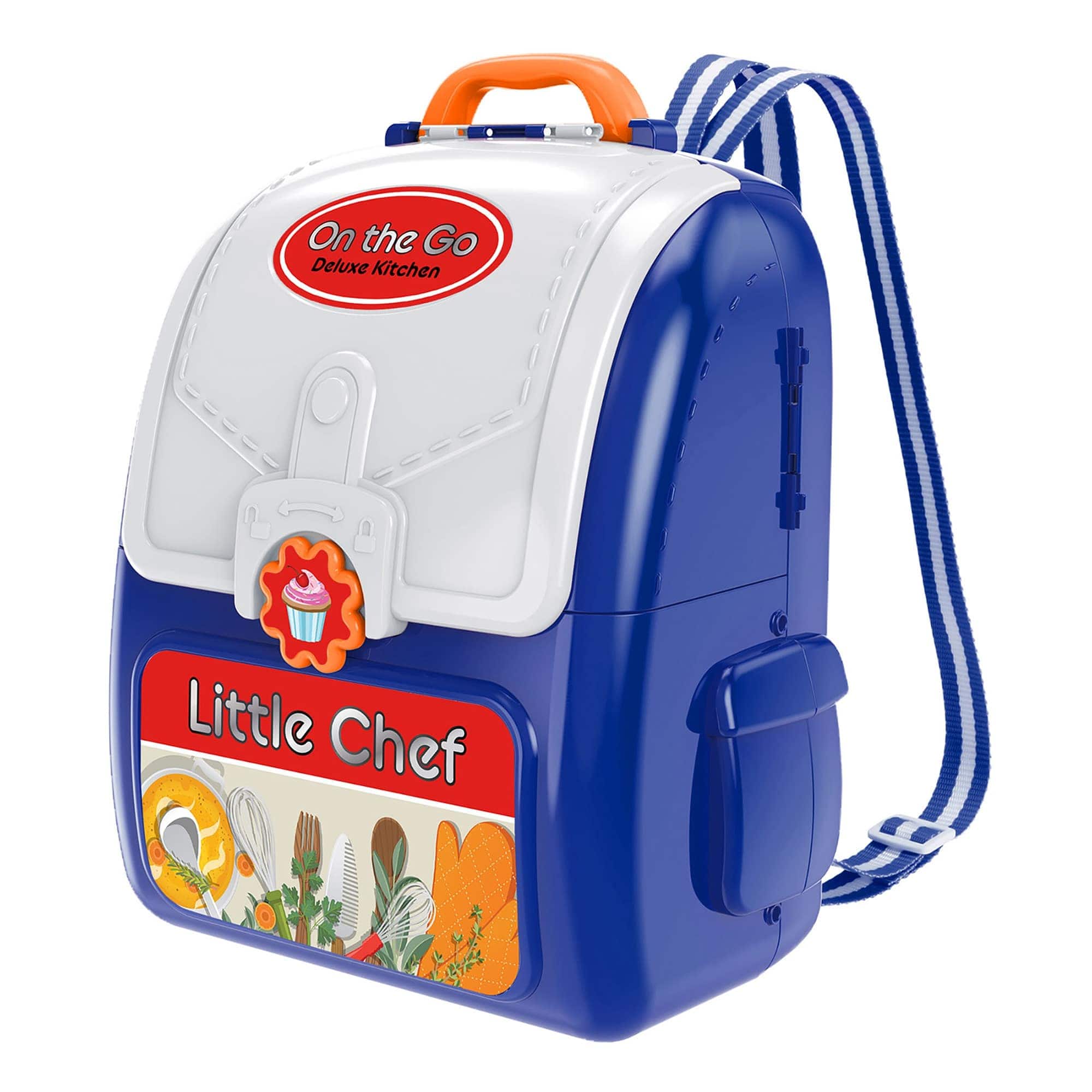 Kid Galaxy® On the Go Backpack Pretend Cooking Play Set