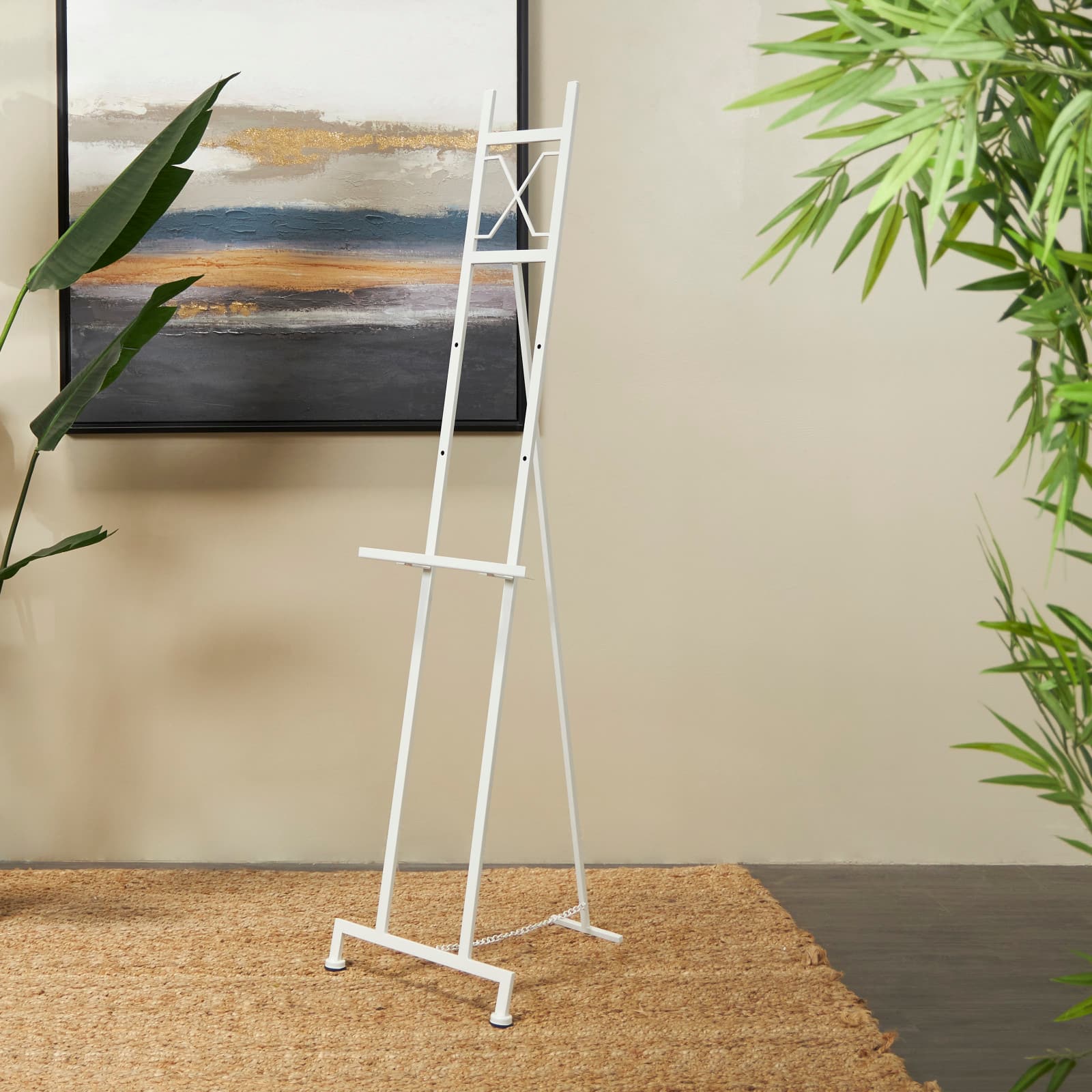 White Metal Easel