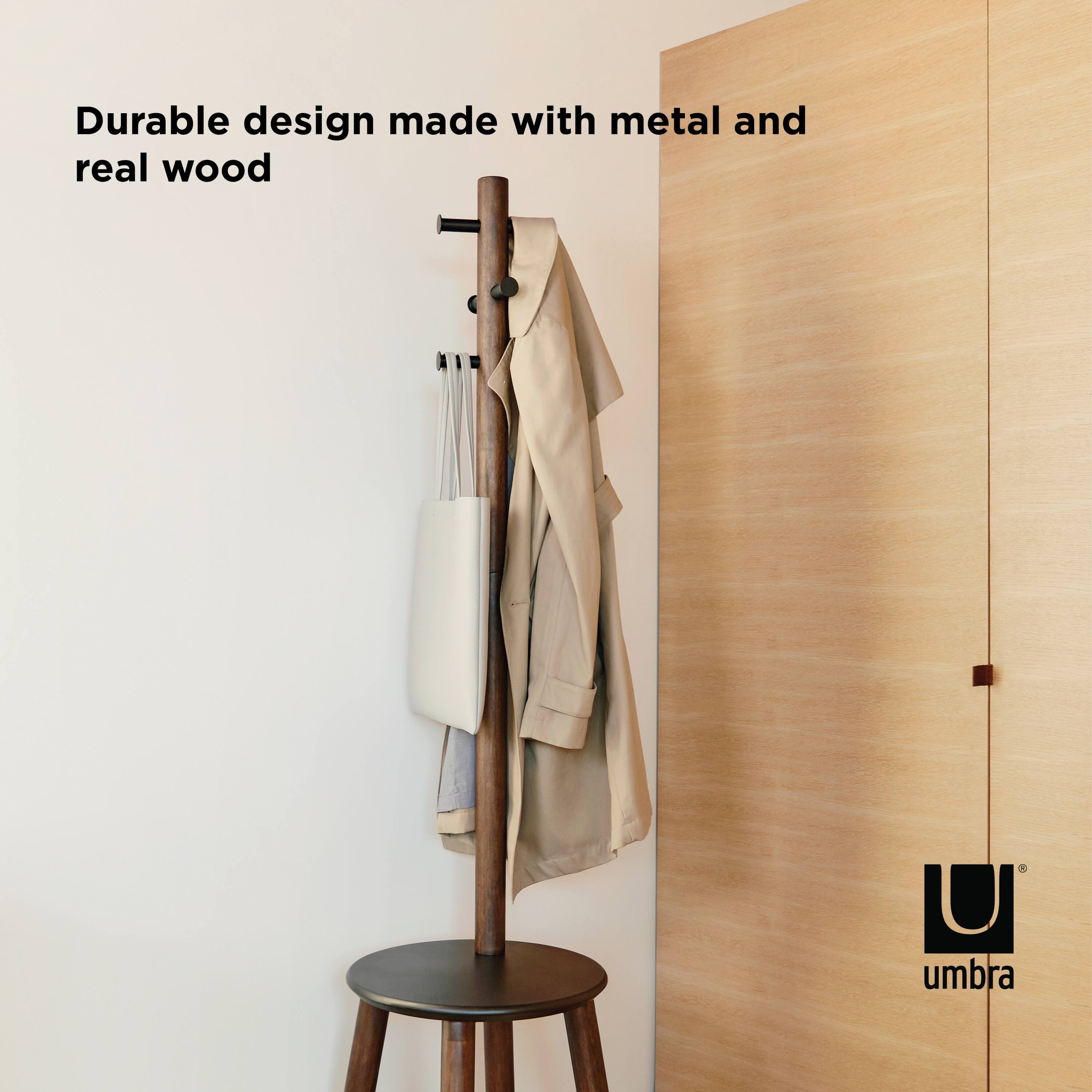 Umbra 65" Pillar Stool & Coatrack