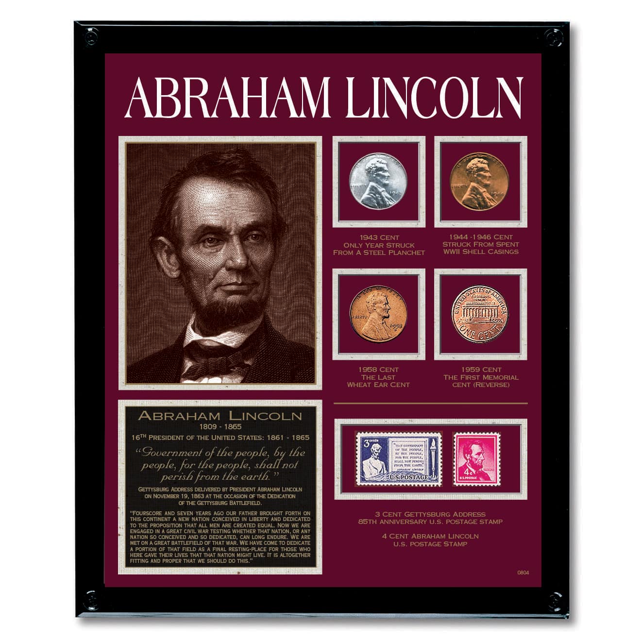 Lincoln Framed Tribute Collection