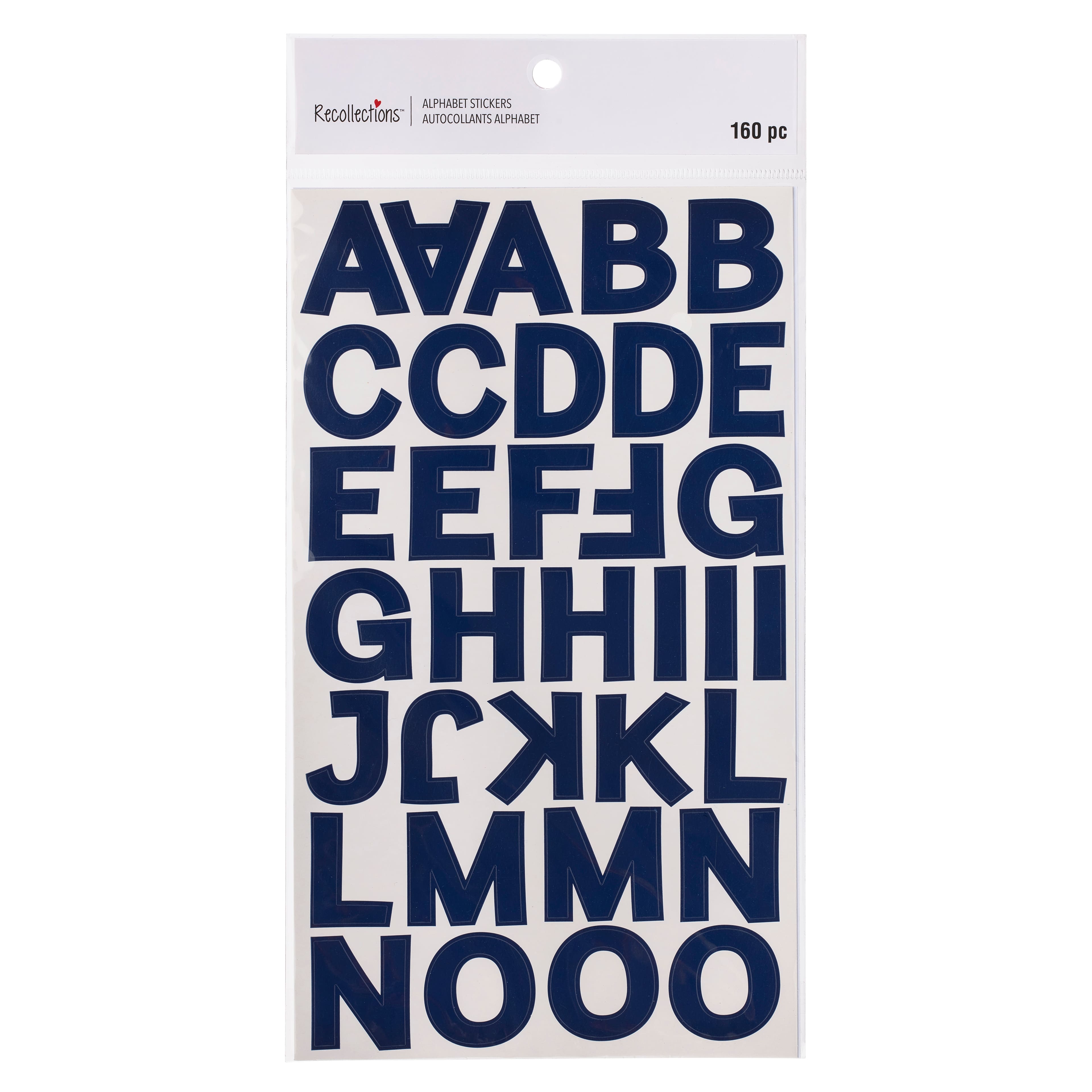 Block Alphabet & Number Stickers by Recollections