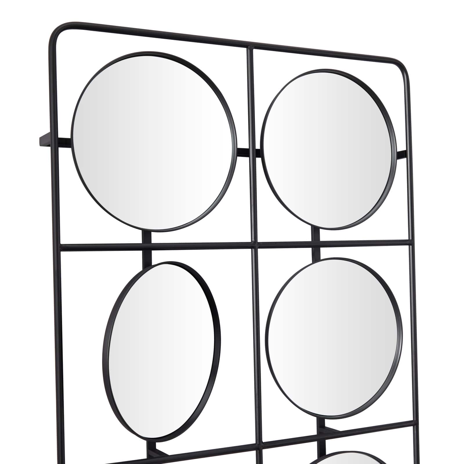 Black Modern Wall Decor, 24" x 3" x 47"