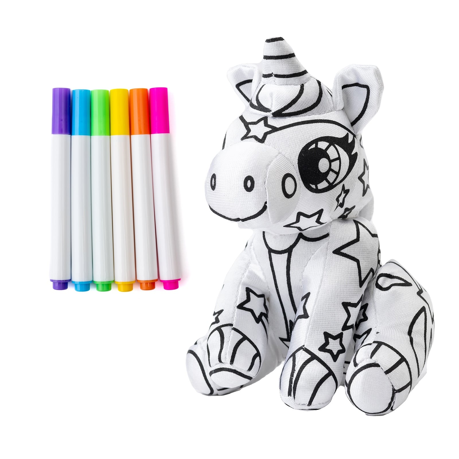 Colorbok® Make It Colorful! Color Your Own Plush Unicorn Kit