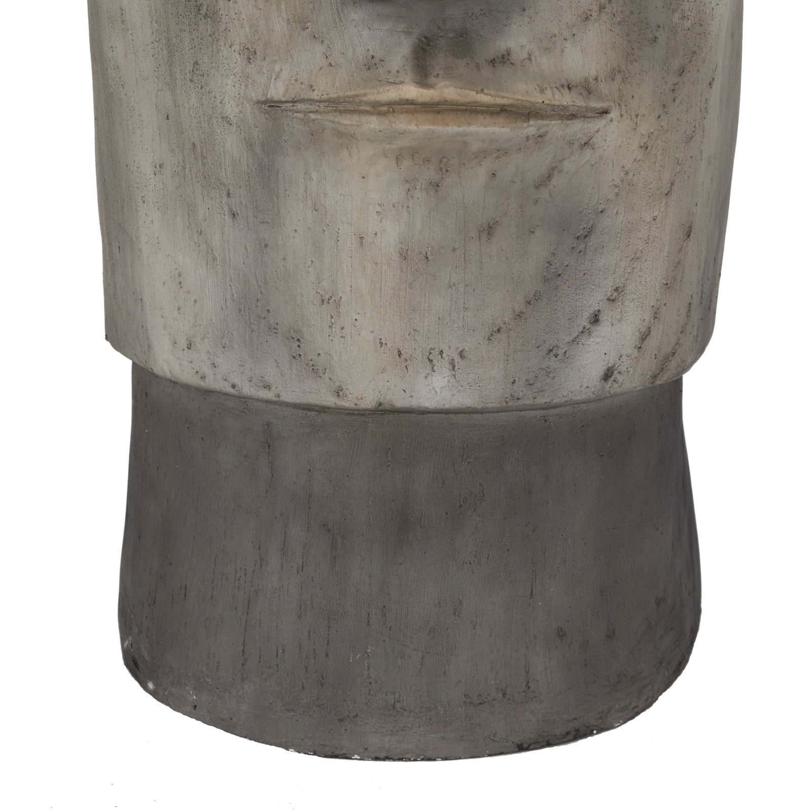 Brown Contemporary Planter, 12" x 14" x 24"