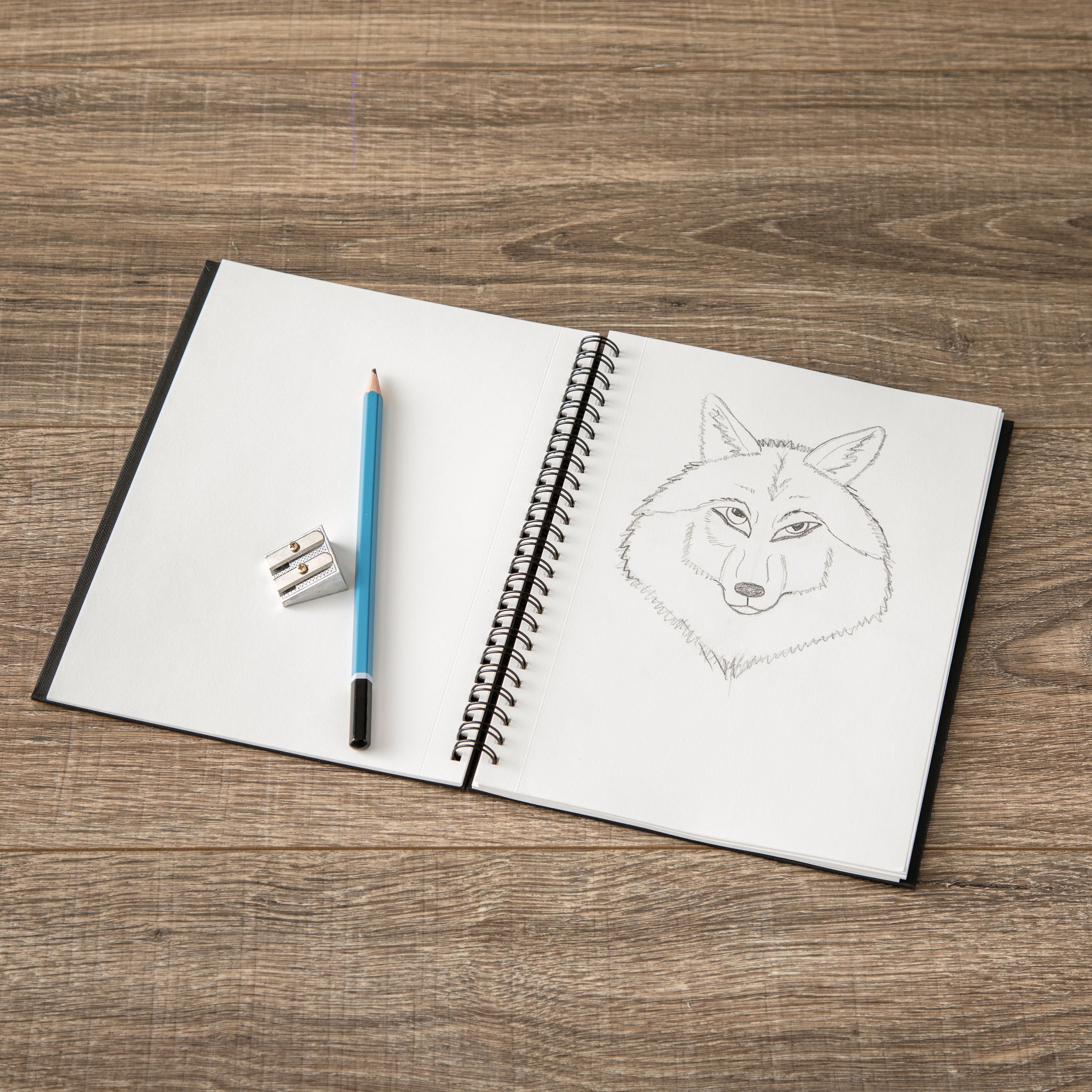 6 Pack: Black Hard Cover Drawing Pad by Artist's Loft™, 5.5" x 8.5"