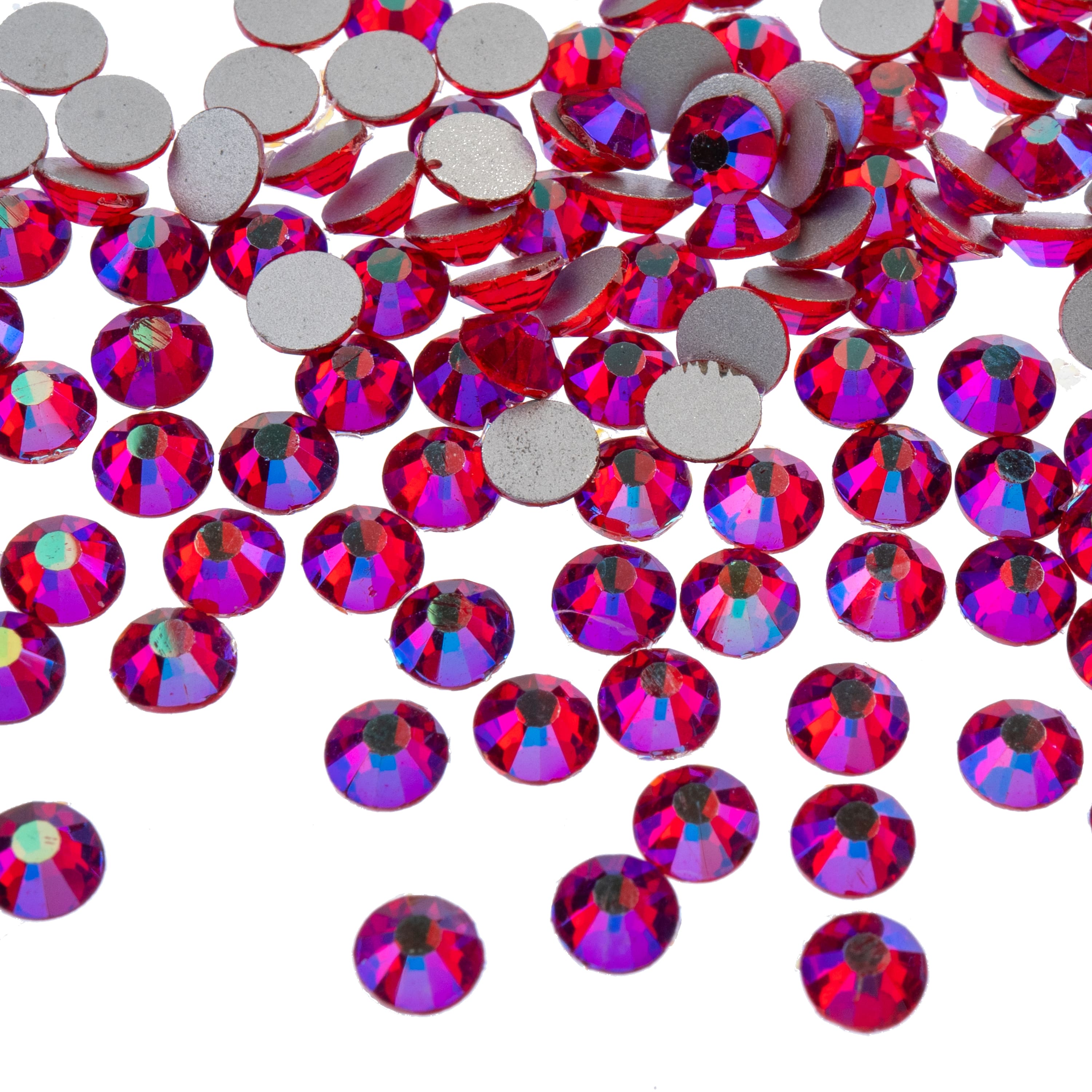 John Bead Crystal Lane SS16 Glass Round Flatback Rhinestones, 288ct.