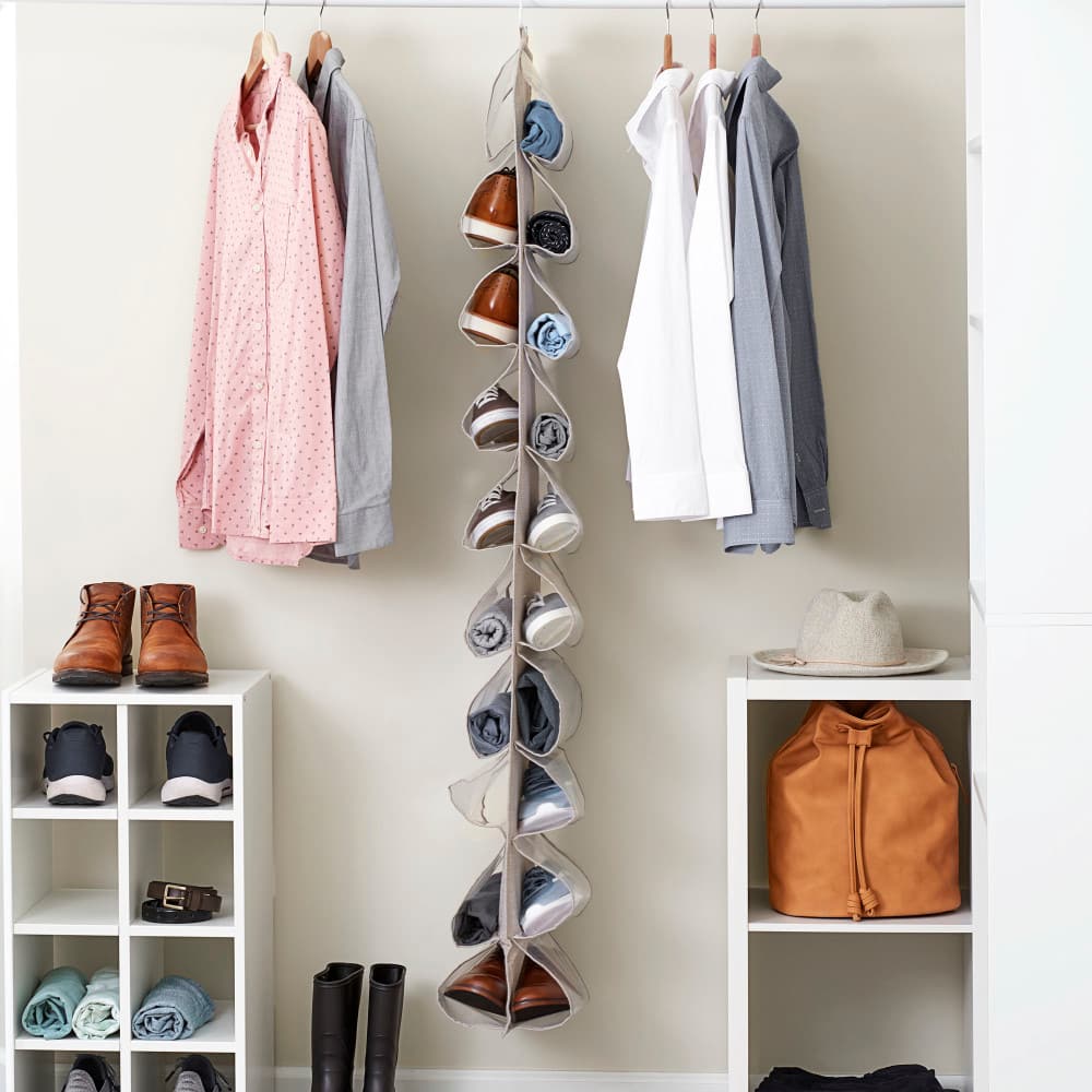 Household Essentials 20 Pocket Closet Shoe File