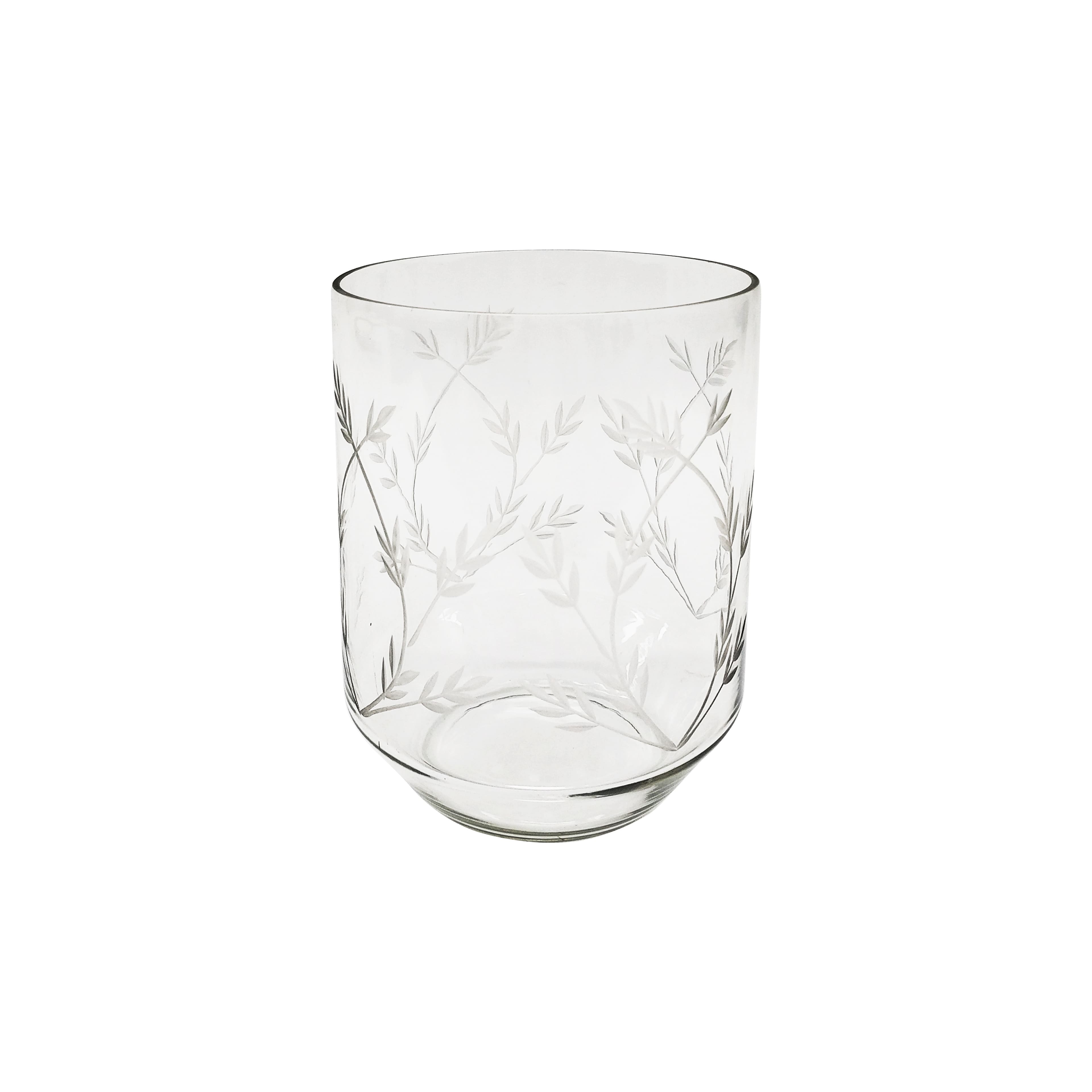 Etched Glass Vase by Ashland