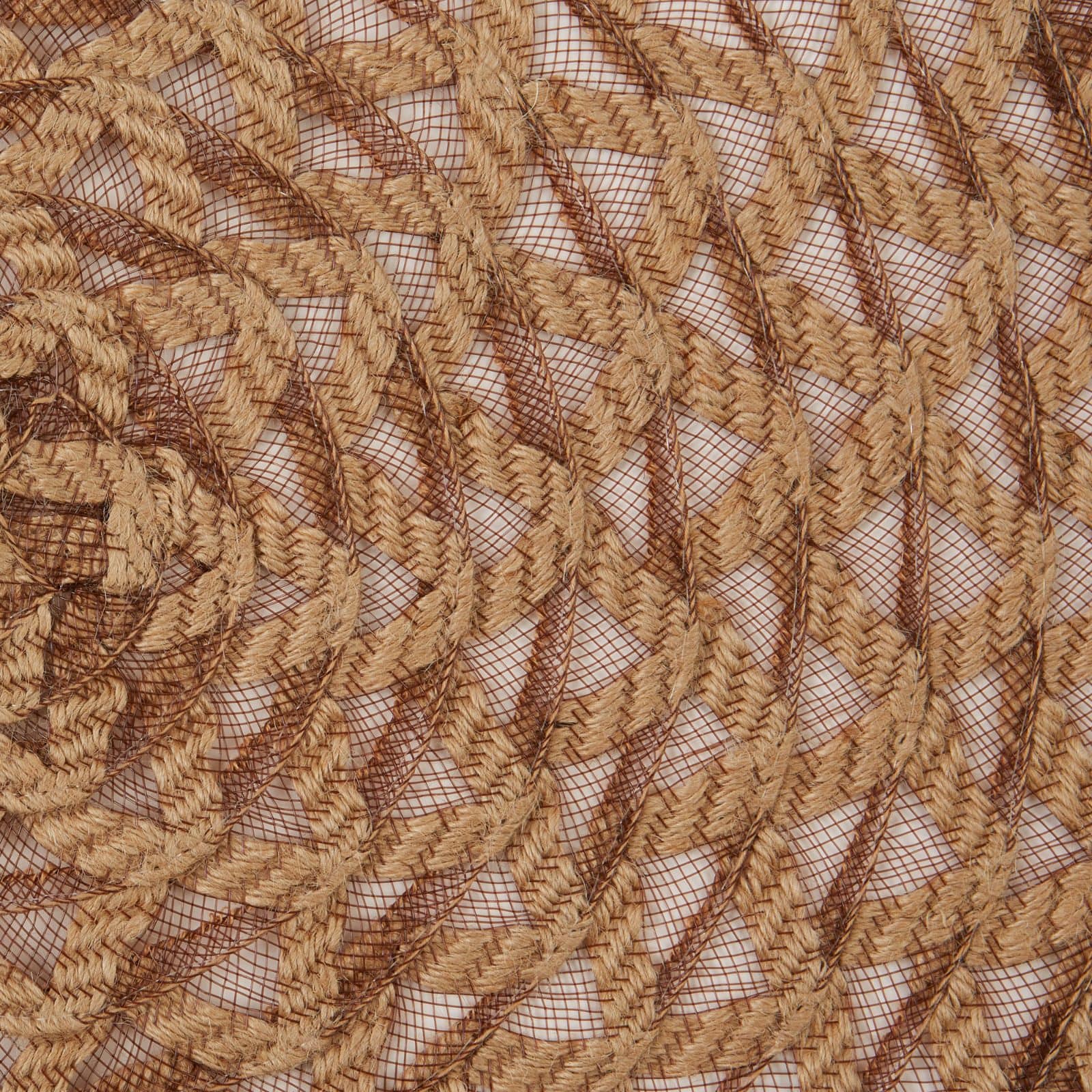 DII® 15" Round Natural Dahlia Woven Placemat Set, 6ct.