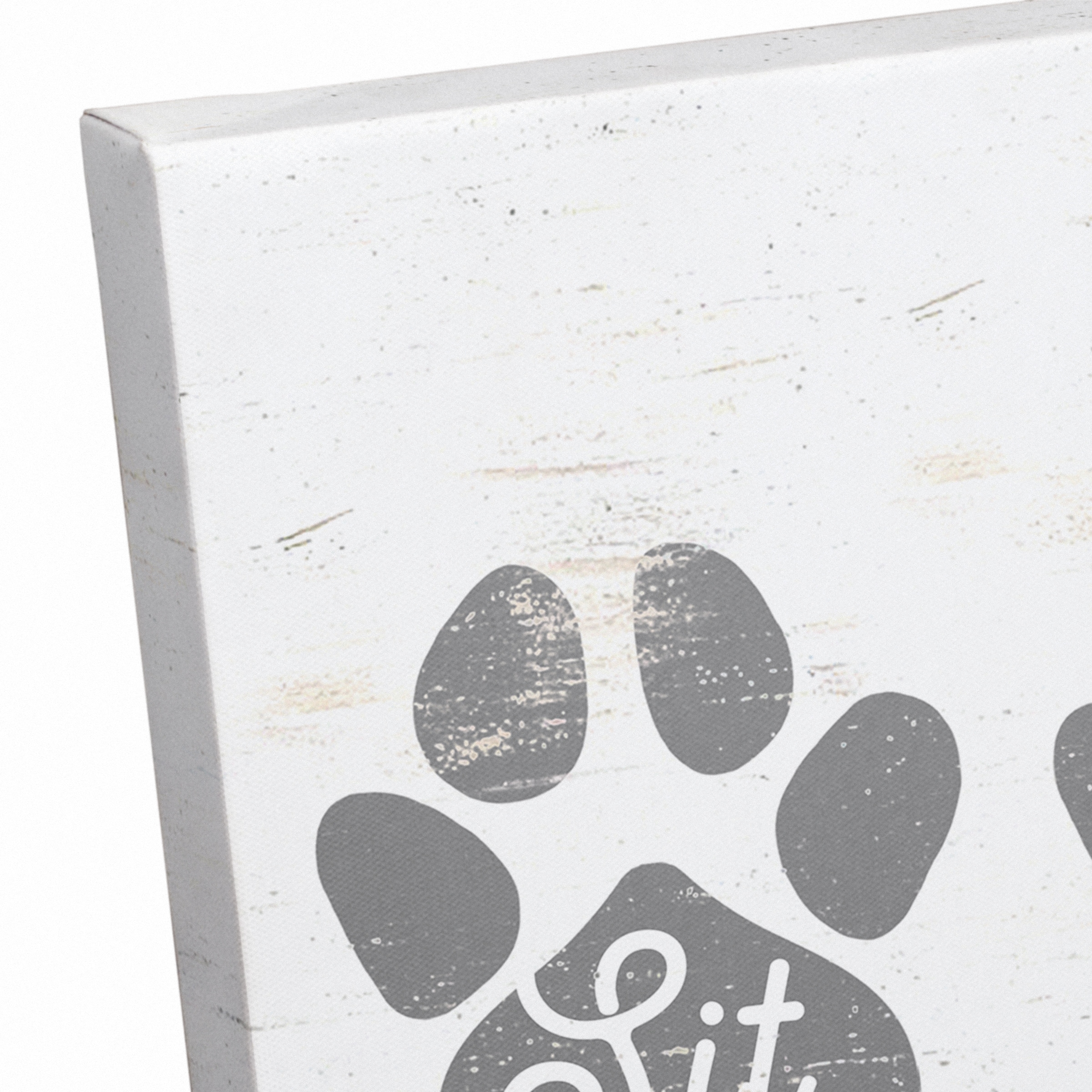 Sit Stay Love Canvas Wall Art