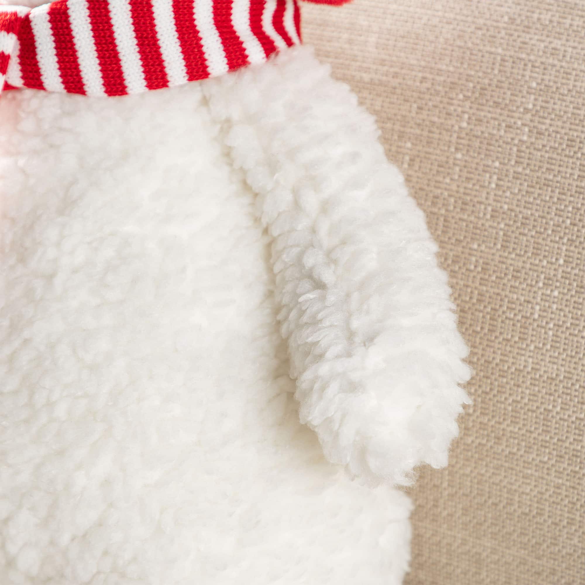 Glitzhome® 17.75"H Christmas Fabric Standing Snowman