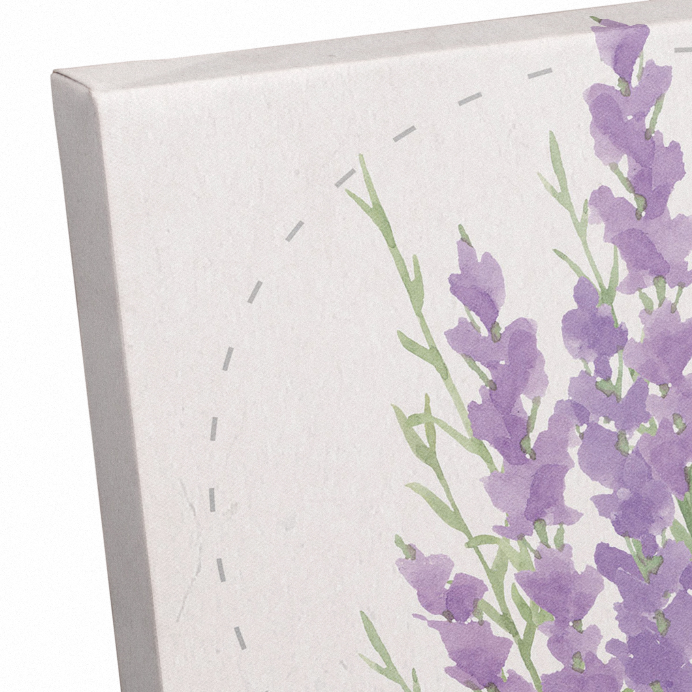 Bee Kind Lavendar 11" x 14" Canvas Wall Art