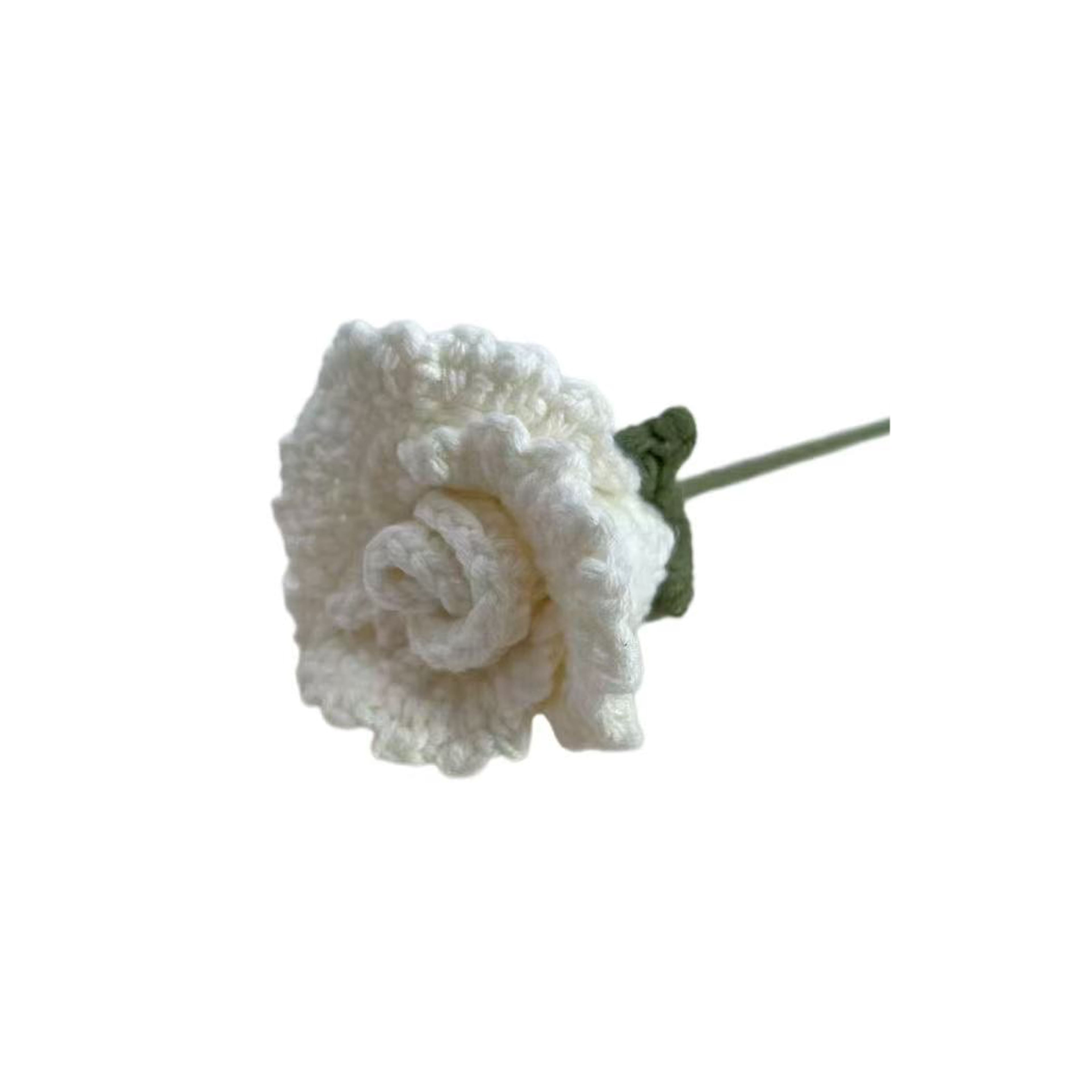 13" Crochet Cream Rose Pick by Ashland®